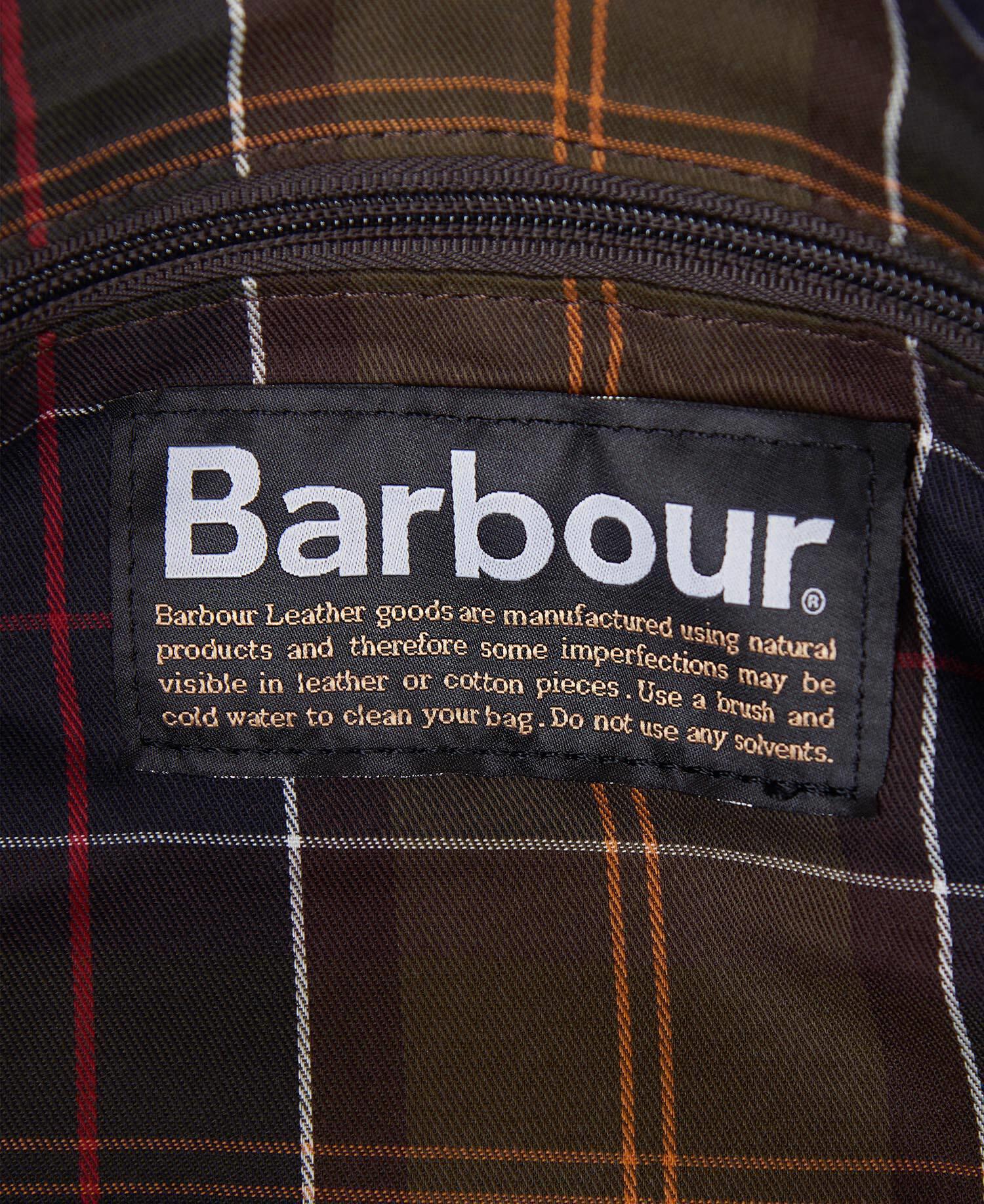 Waxed Holdall Olive - Image 4