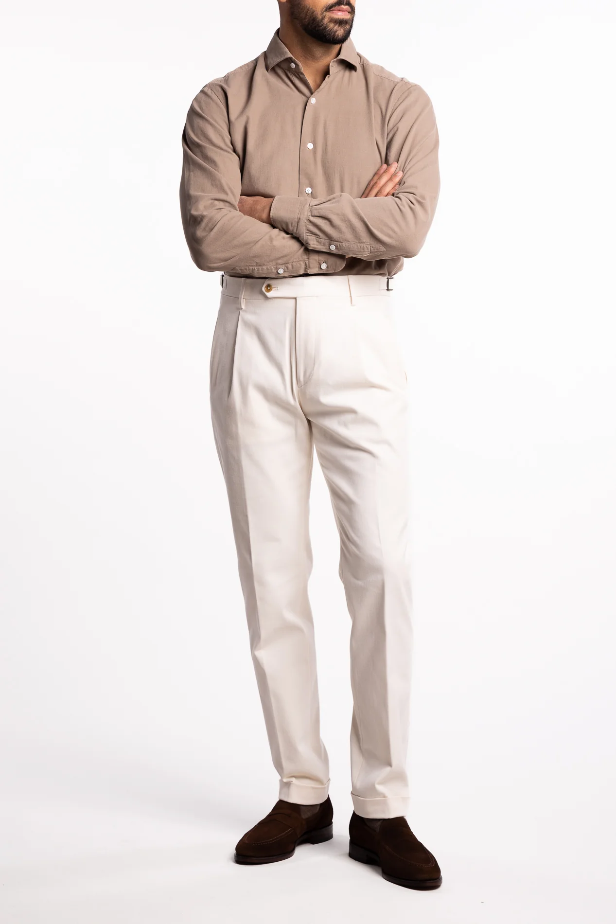 Dandylife Corduroy Shirt Beige - Image 5