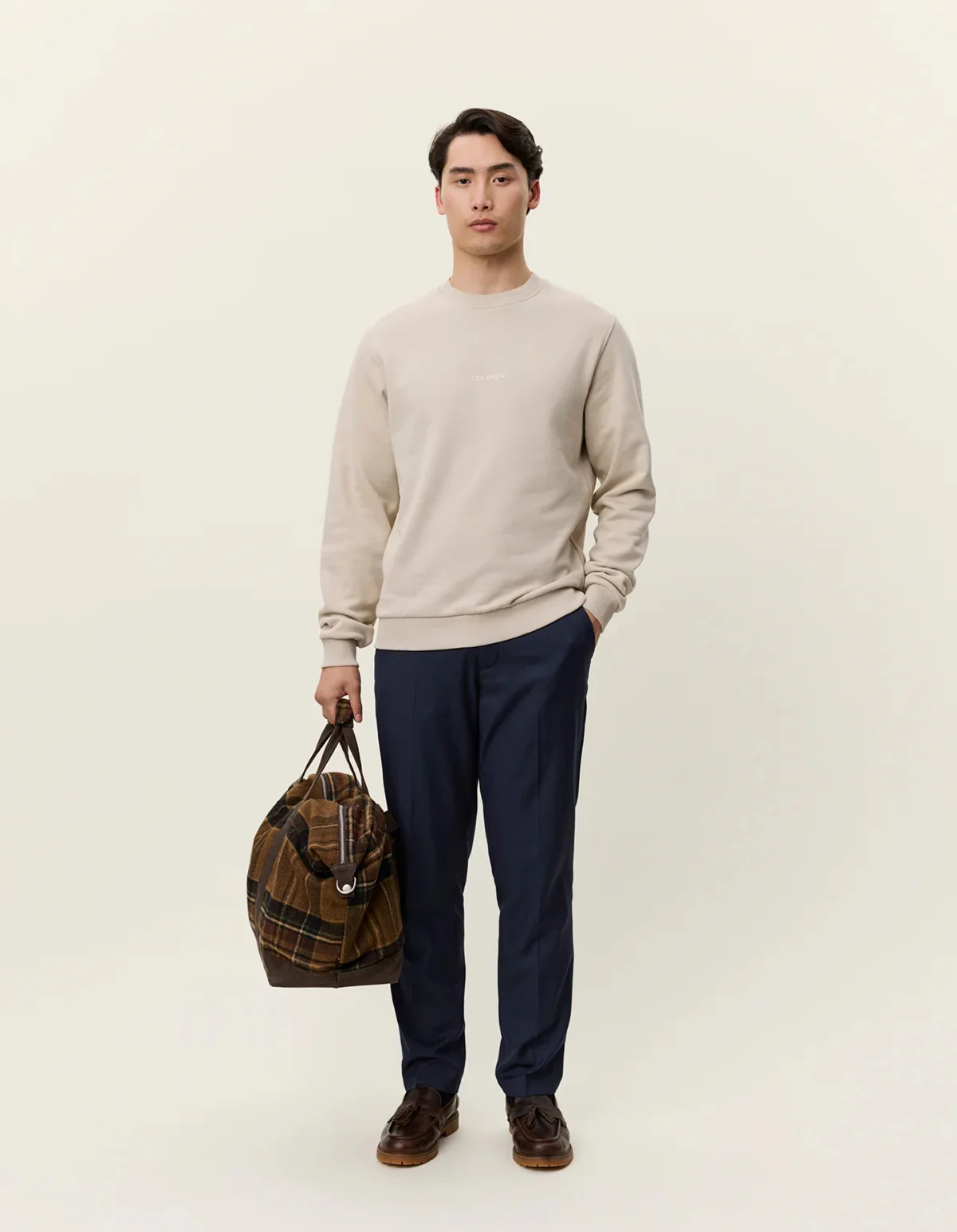Andrew Sweatshirt Light Sand - Image 3