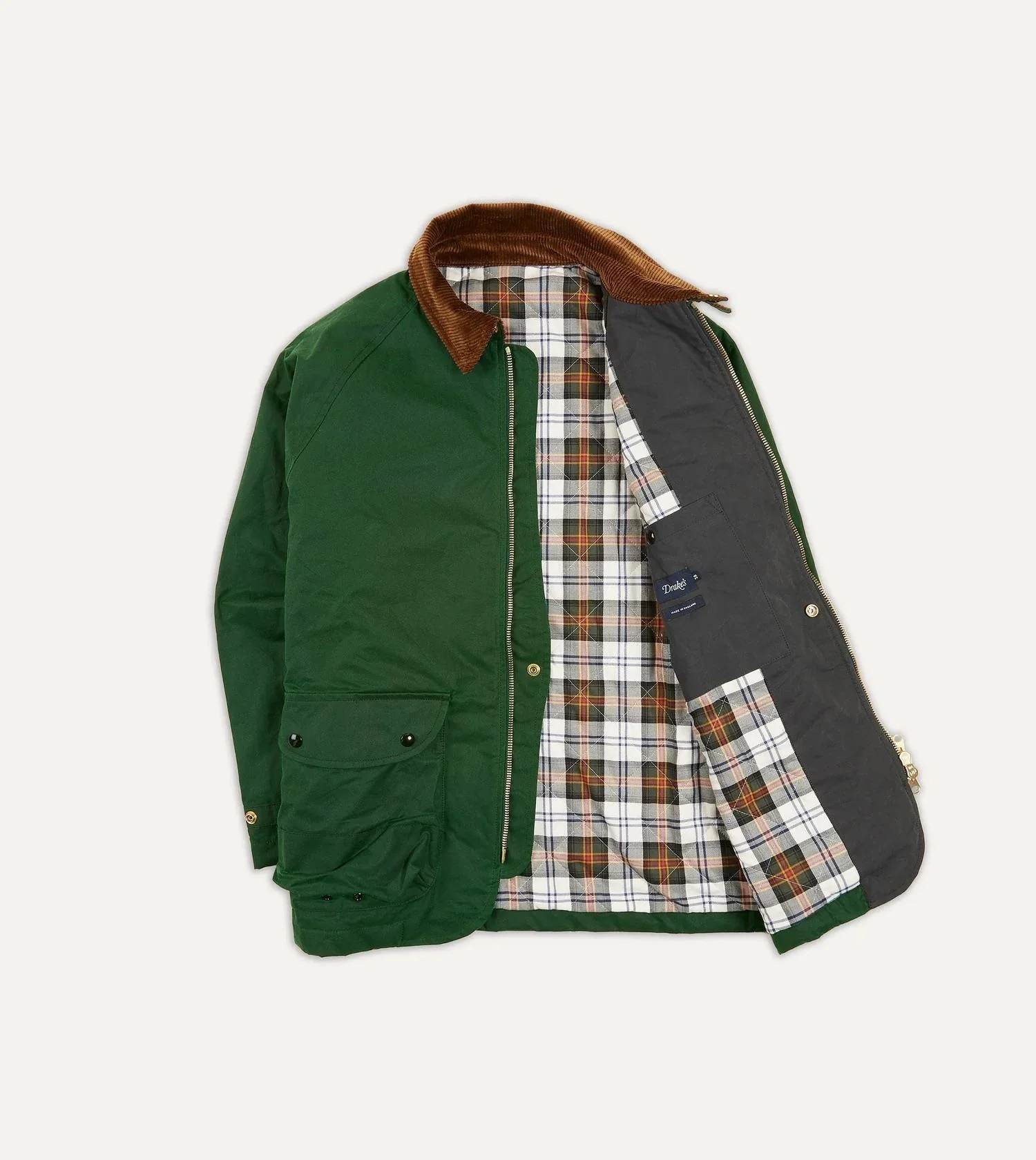 Waxed Coverall Emerald Green - Image 7