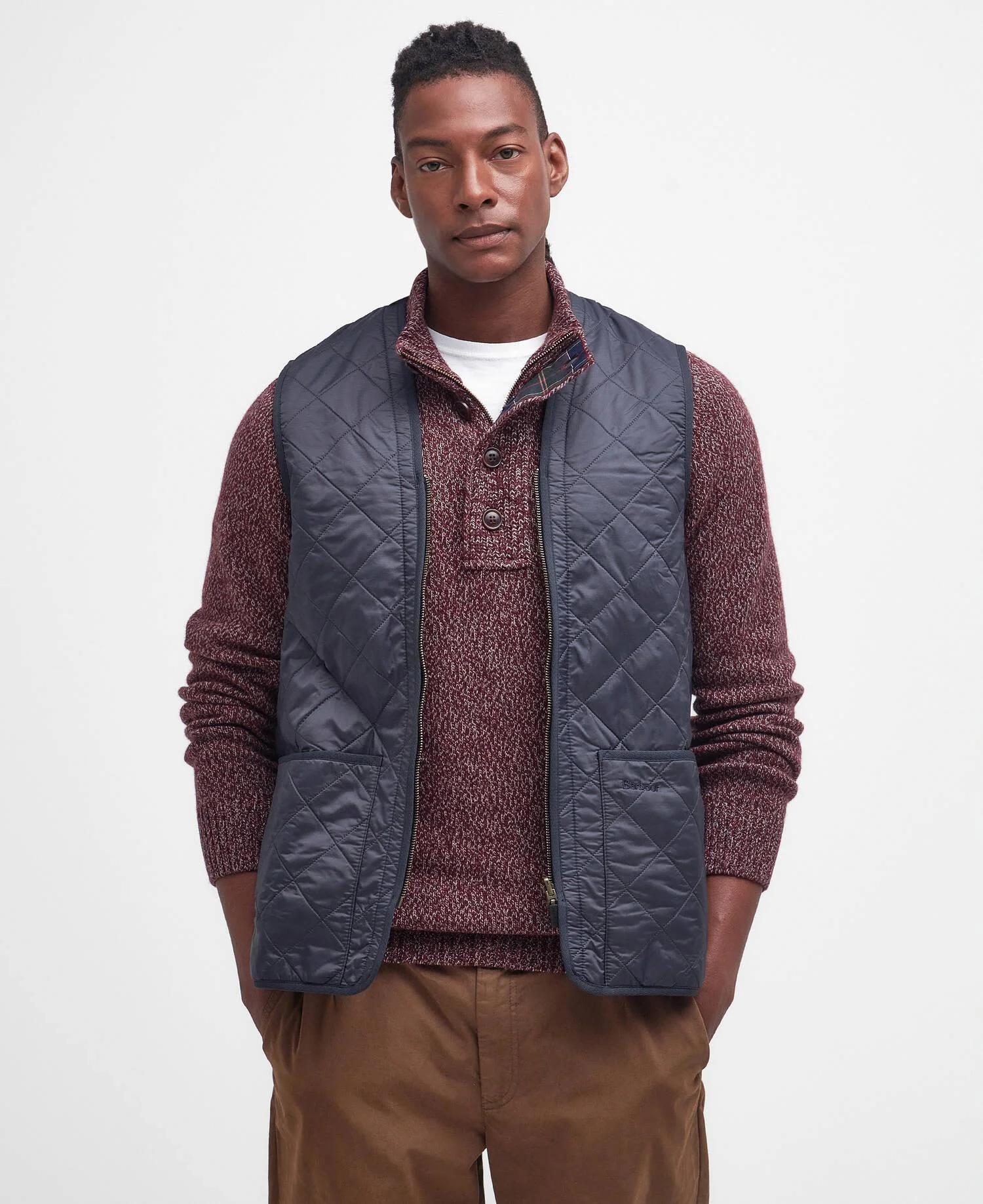Polarquilt Waistcoat/Zip-In Liner Classic Navy - Image 2