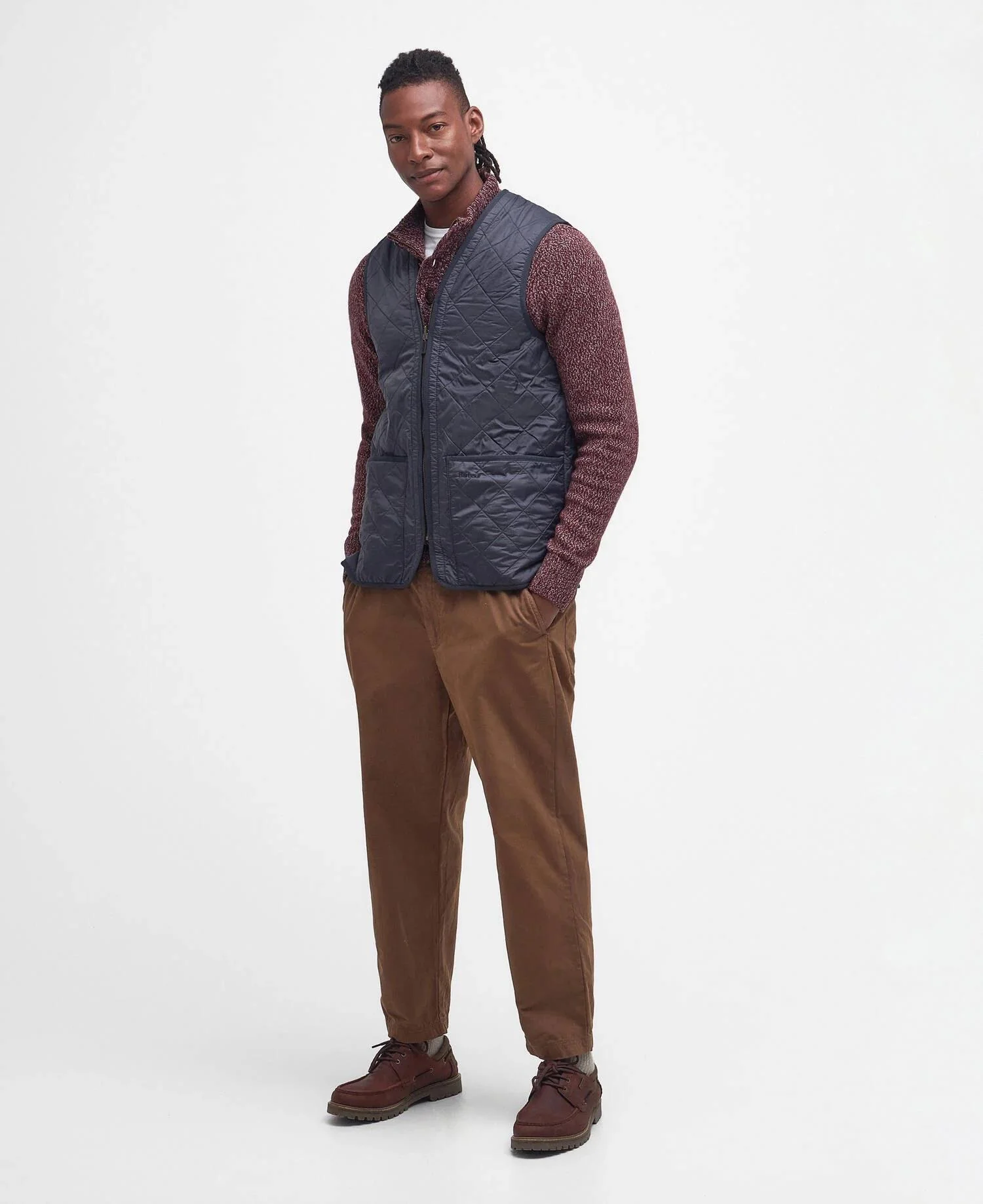 Polarquilt Waistcoat/Zip-In Liner Classic Navy - Image 5