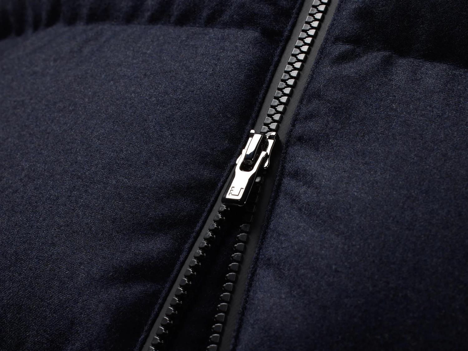 Concord™ Savile Parka Navy Melange Wool - Image 7