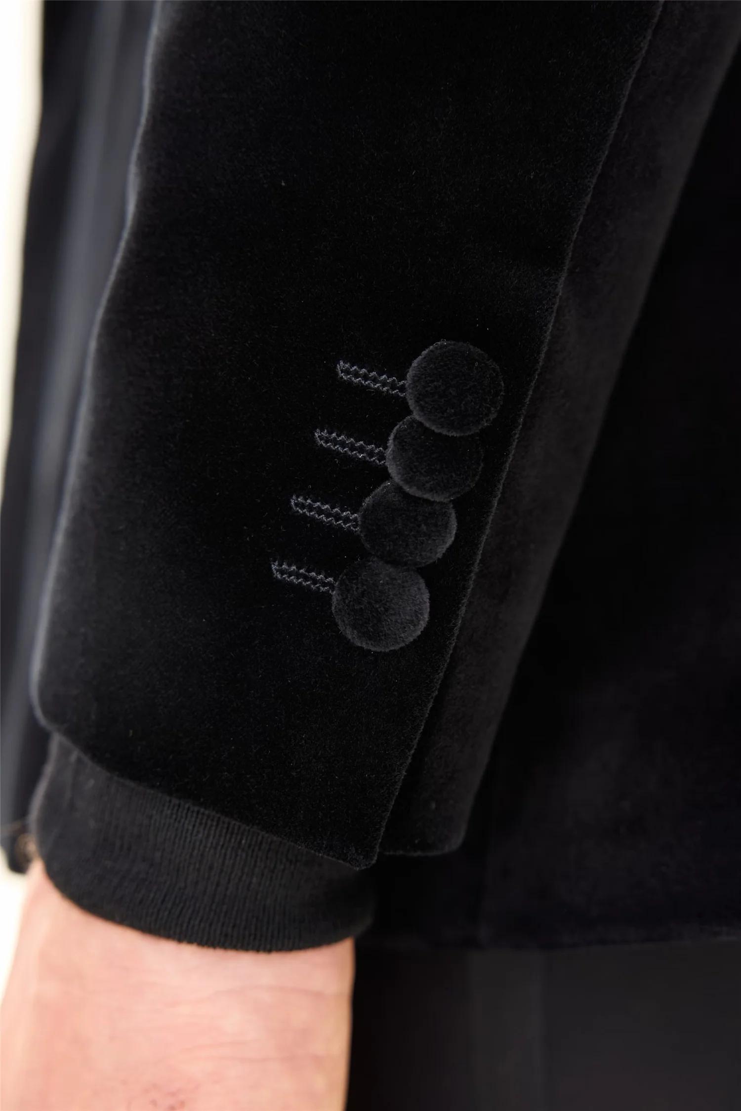 Fattore Tuxedo Blazer Velvet Black - Image 6
