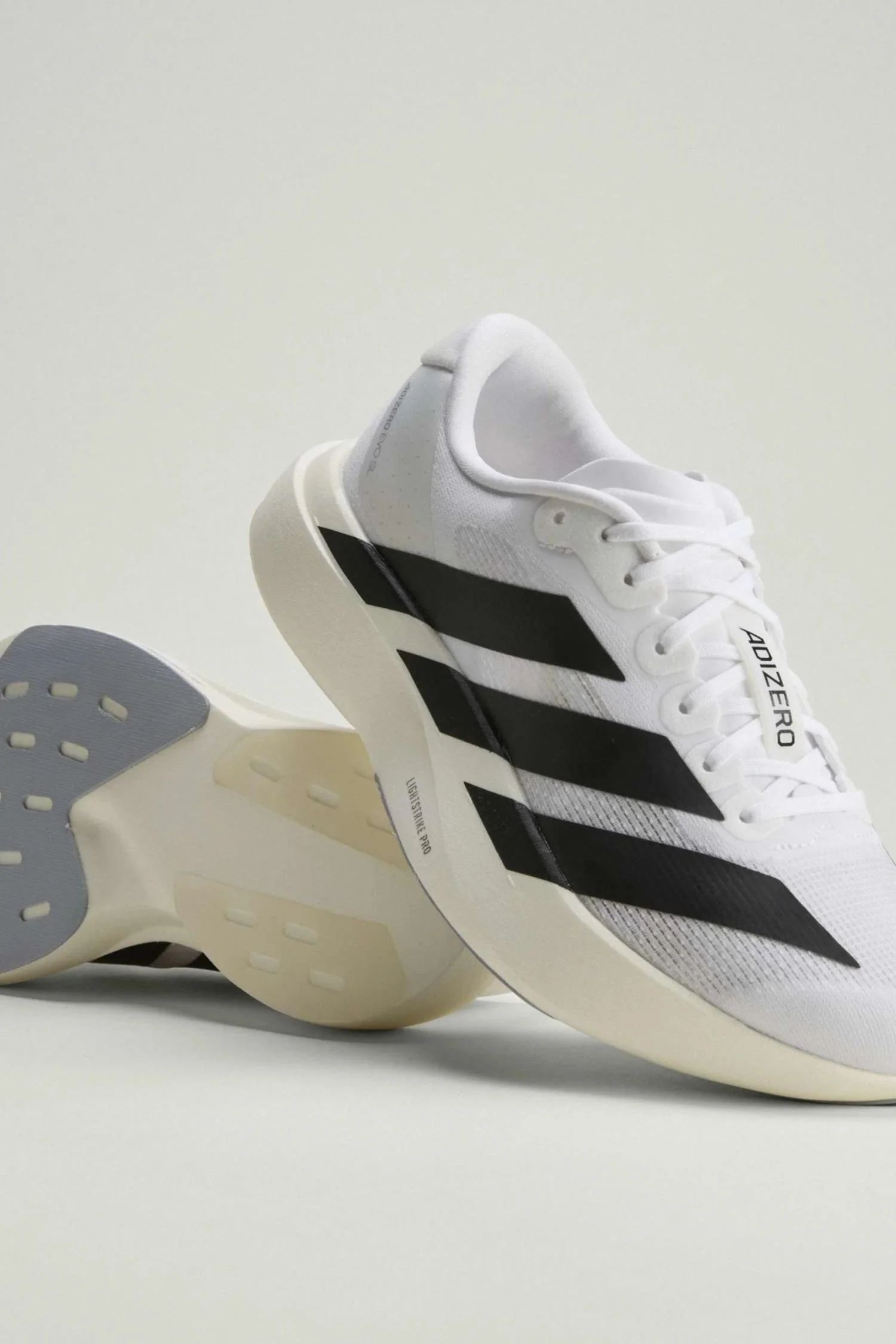 Women's Adizero Evo SL JH6208- Ftwwht/Cblack/Ftwwht - Image 10