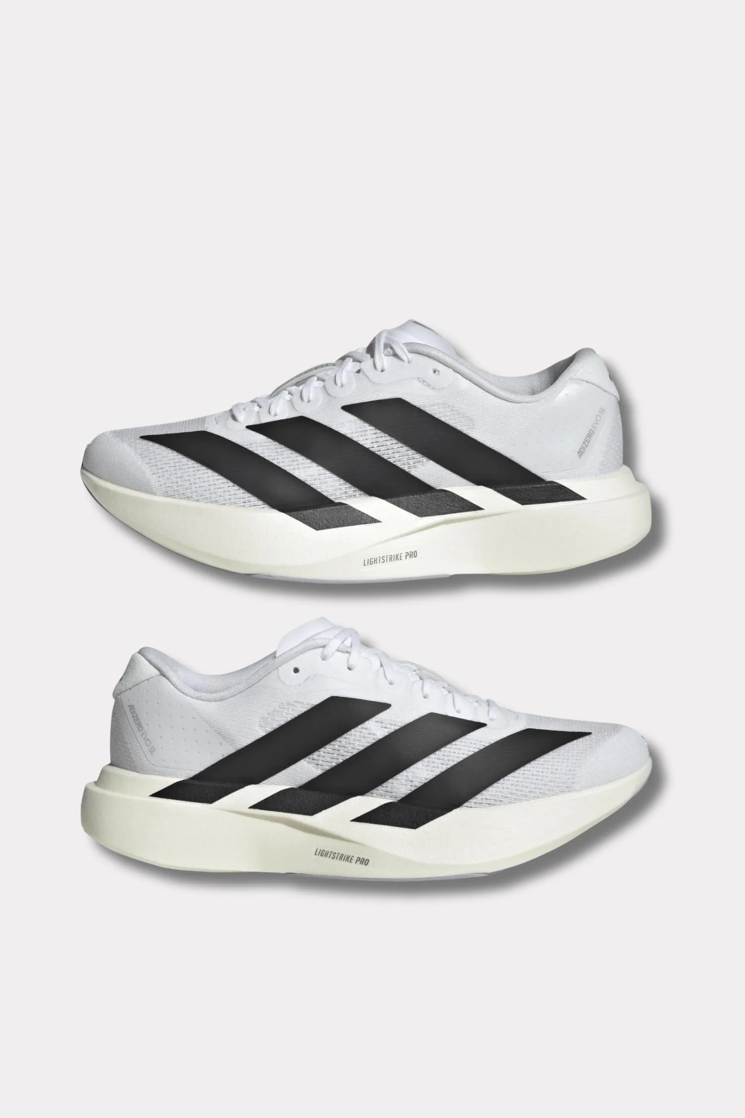 Women's Adizero Evo SL JH6208- Ftwwht/Cblack/Ftwwht - Image 7