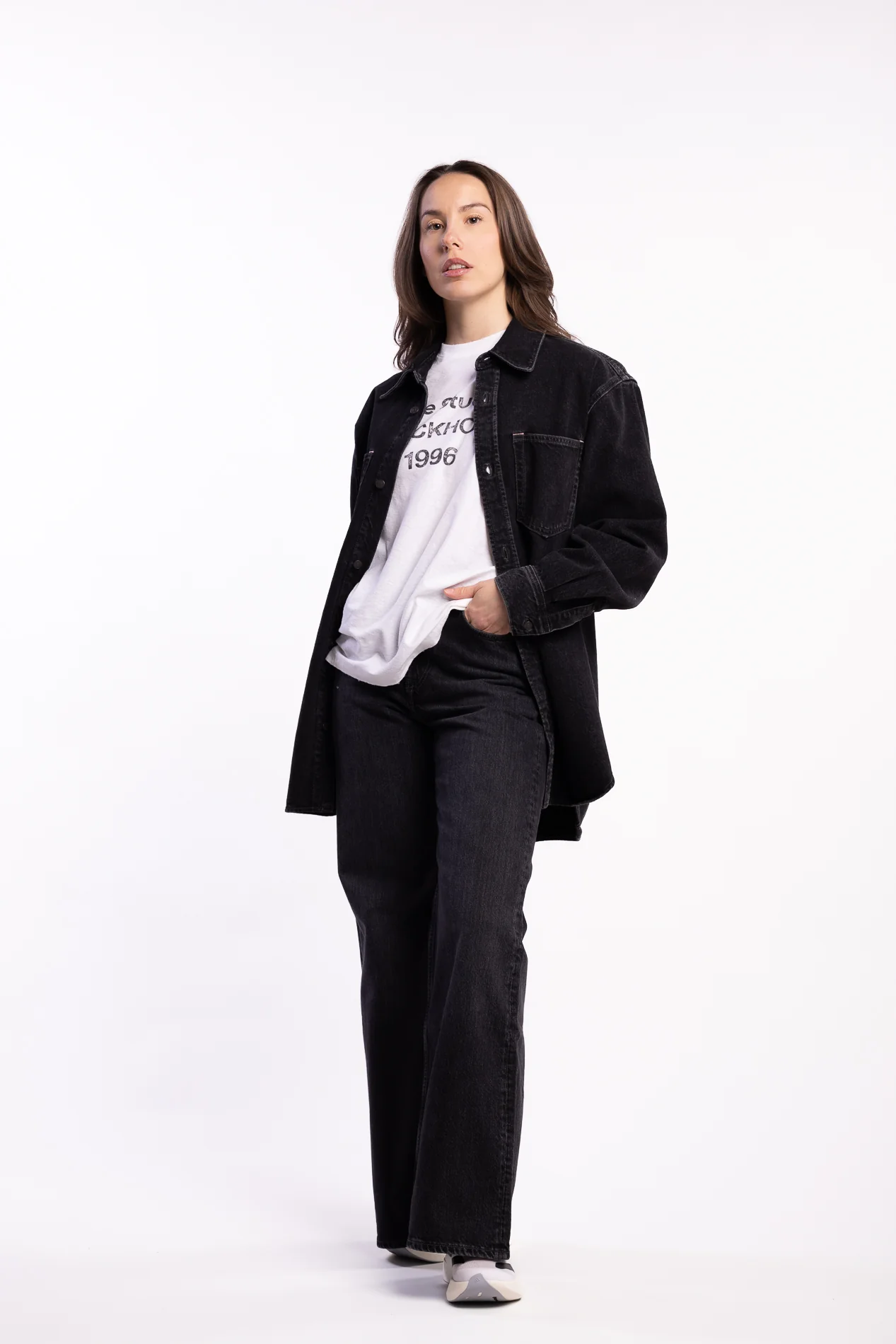 Logo Long Sleeve- Off White - Image 8