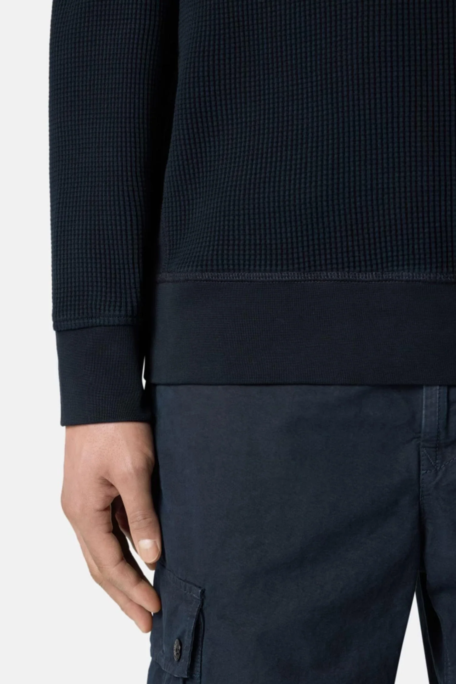 6100056 Regular-fit Crewneck Sweatshirt Navy - Image 4