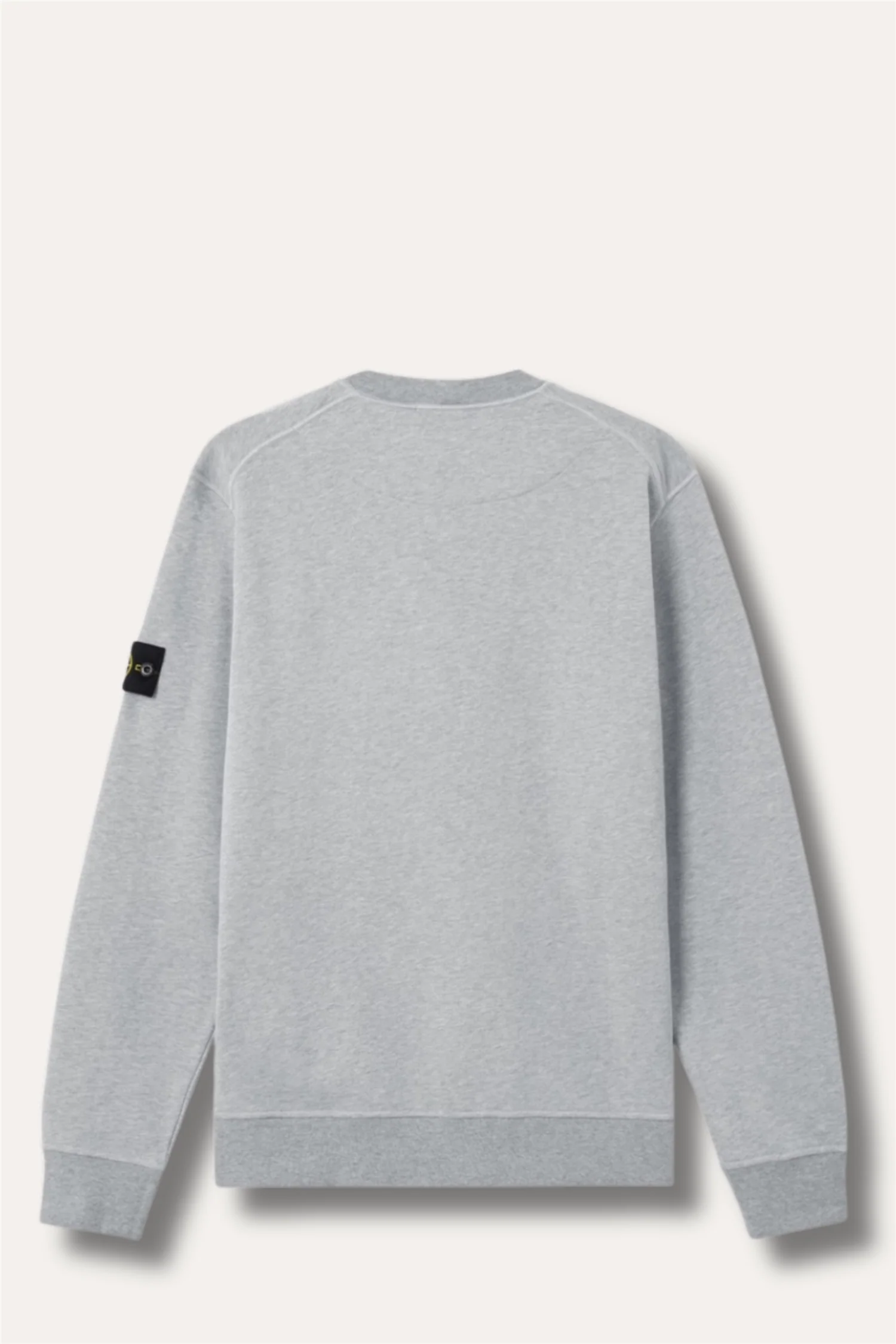 6100060 Organic Cotton Fleece Mélange Dust Grey Melange - Image 6