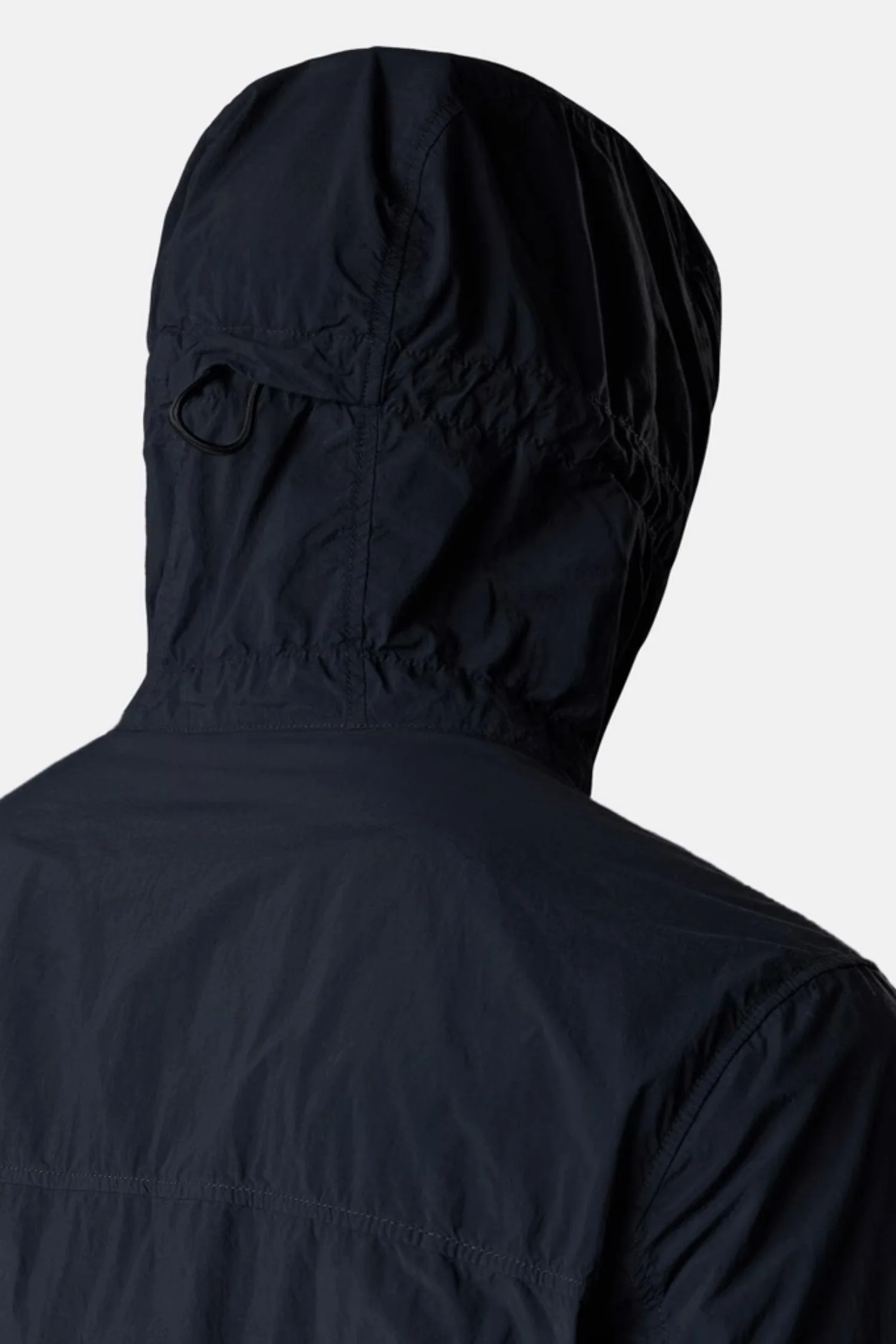 4100112 Nylon Smerigliato-TC Short Parka Navy - Image 3