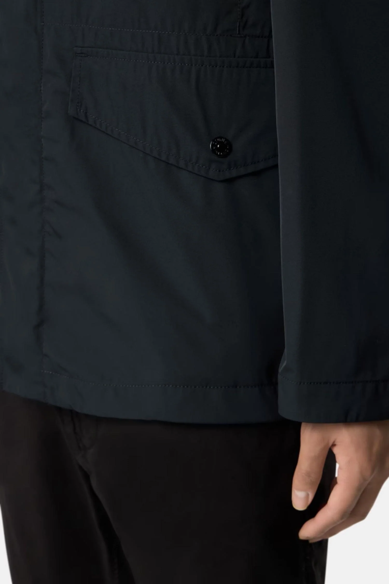 100001 Micro Twill Utility blazer Navy - Image 3