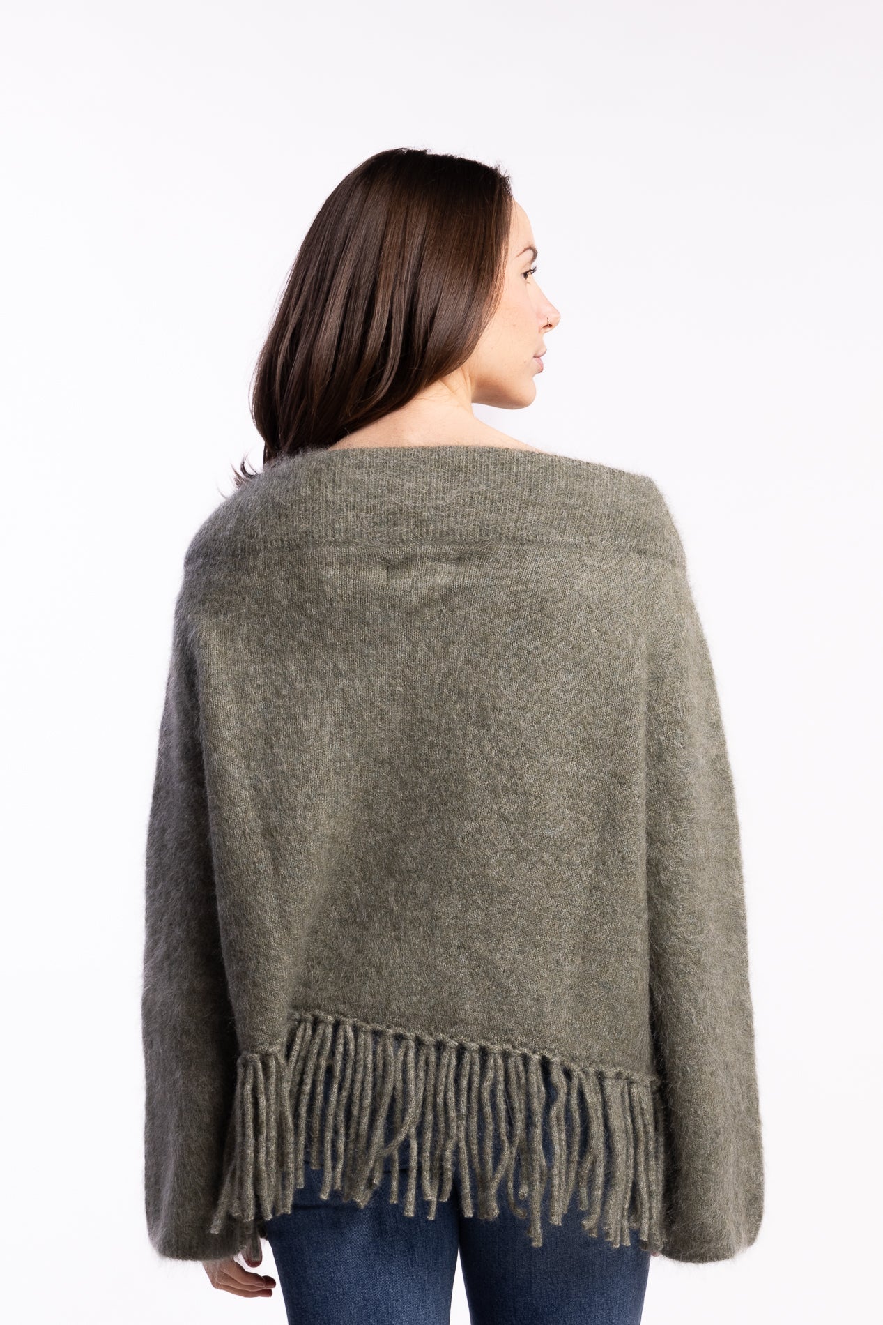 Gine Chunky Sweater- Sage Green - Image 3