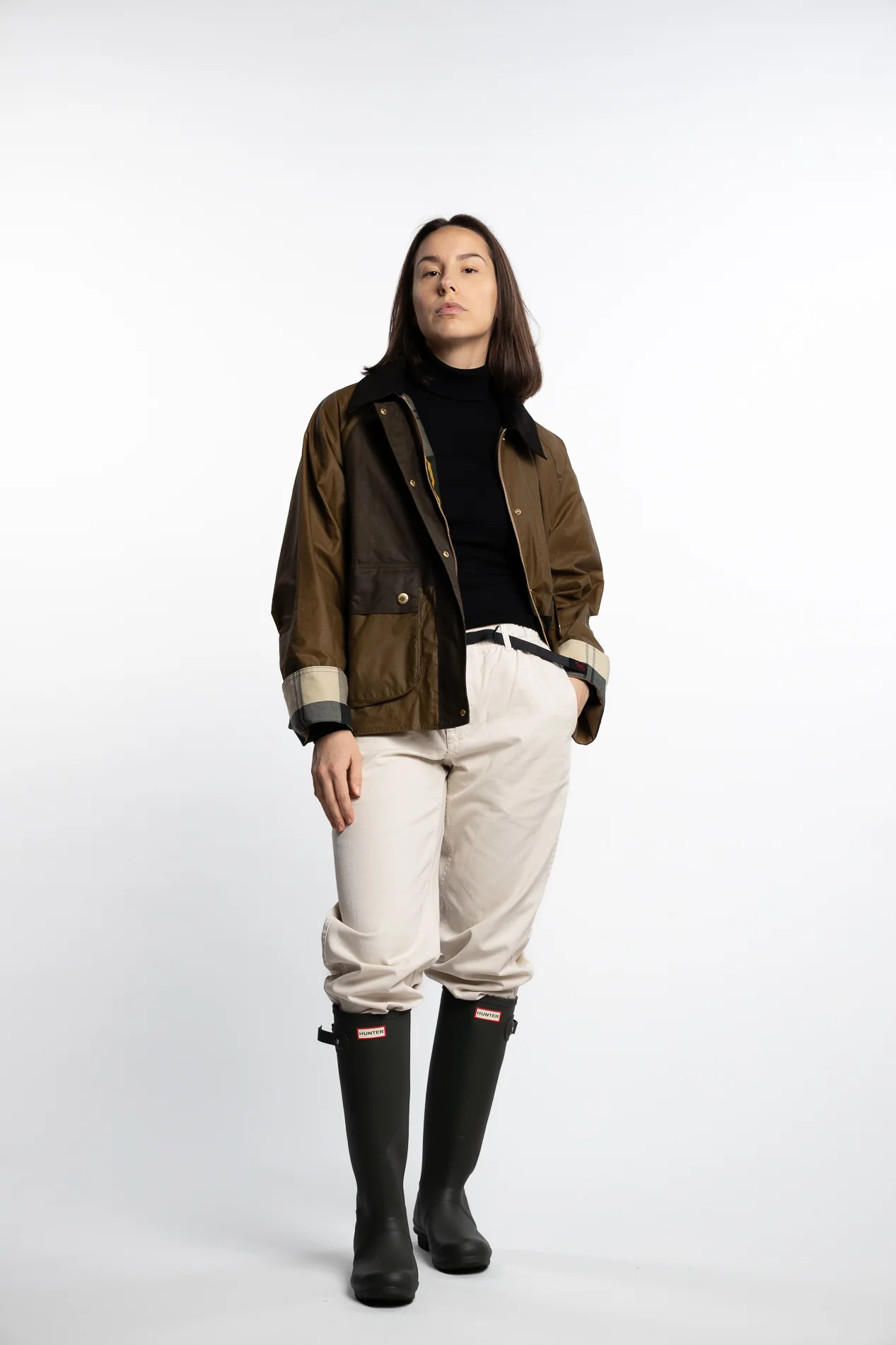 Alma Wax Jacket- Sand/Archive Olive/Beech/Ancient - Image 4