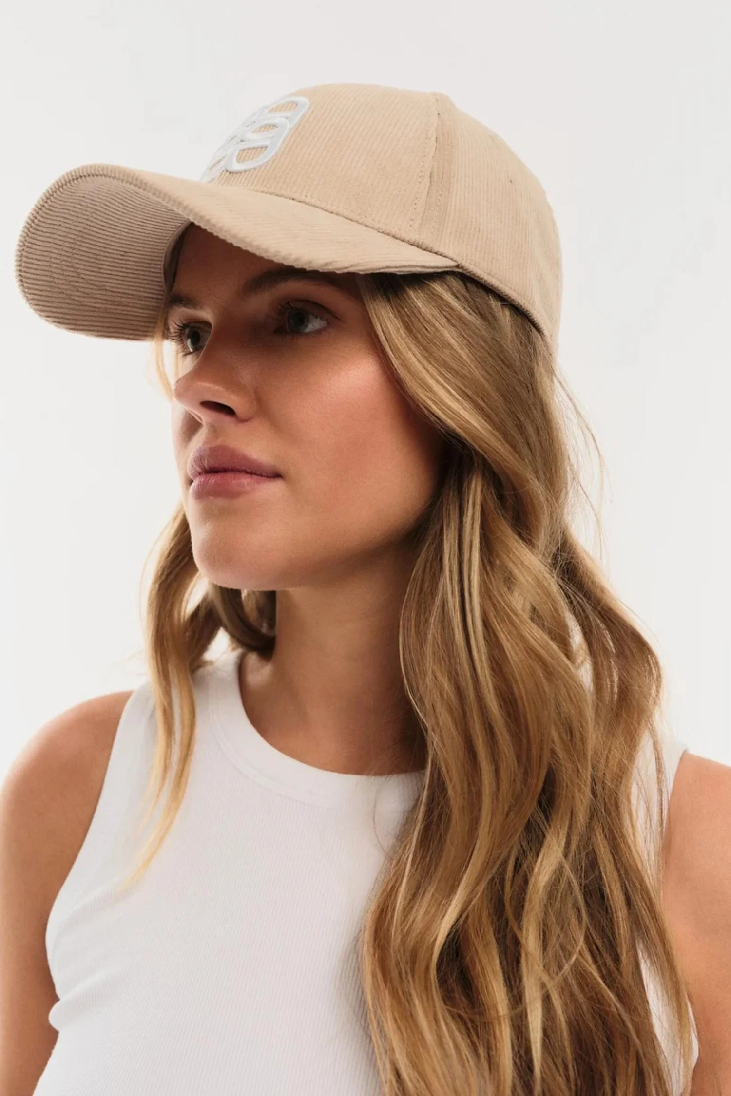 Philly Cord Cap- Beige - Image 4