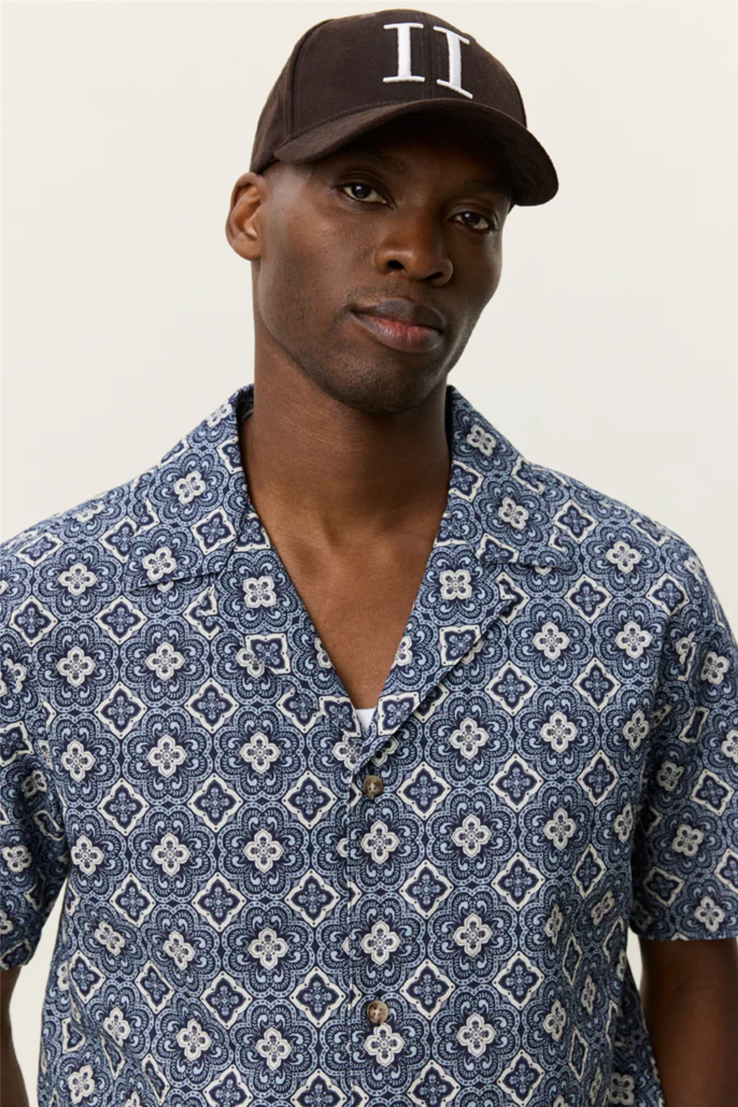 Lukas Arabesque AOP Shirt Blue Fog - Image 4