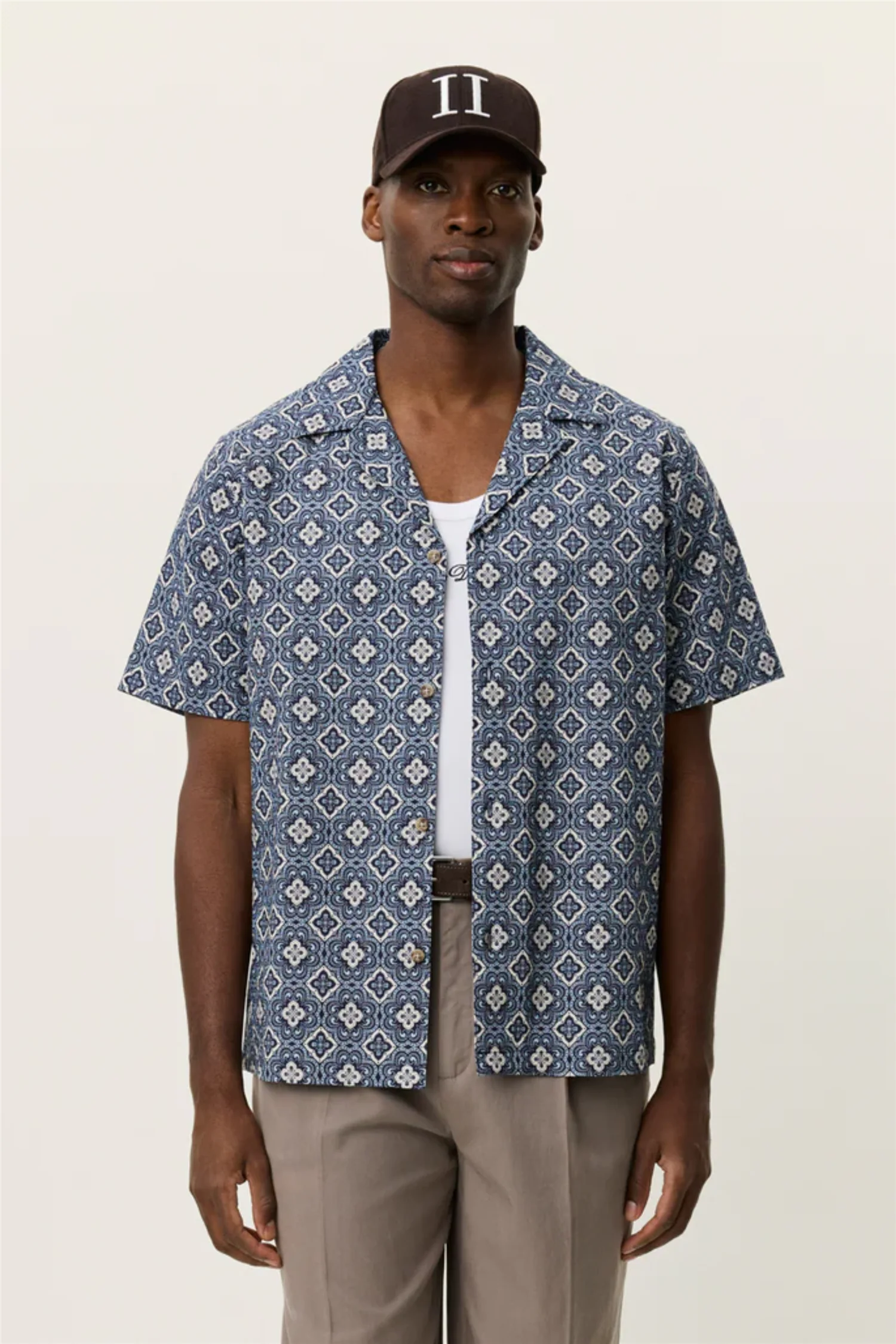 Lukas Arabesque AOP Shirt Blue Fog - Image 5