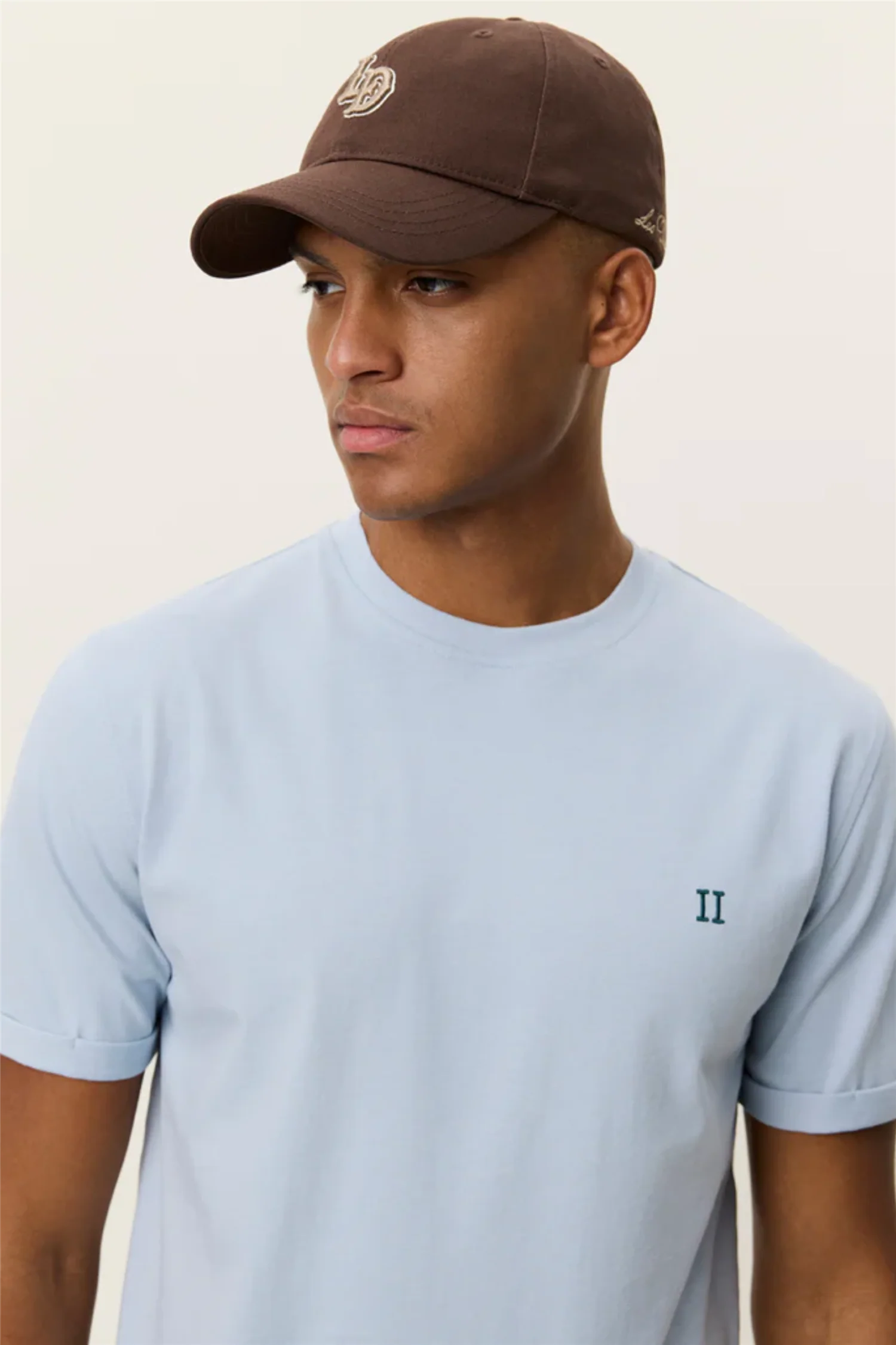Nørregaard Contrast T-shirt Blue Fog - Image 4