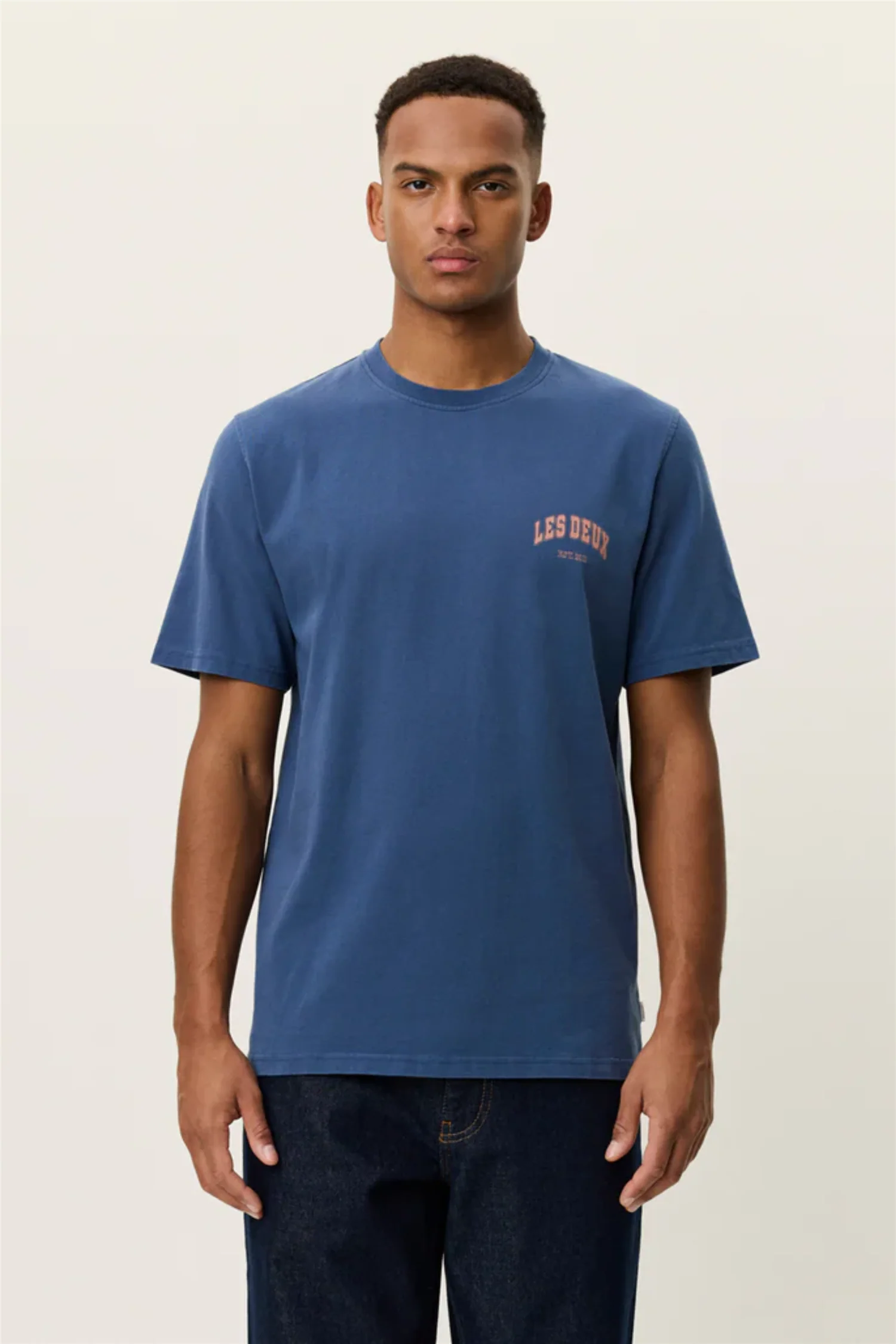 Brady Hoop T-shirt Dark Denim Blue - Image 5