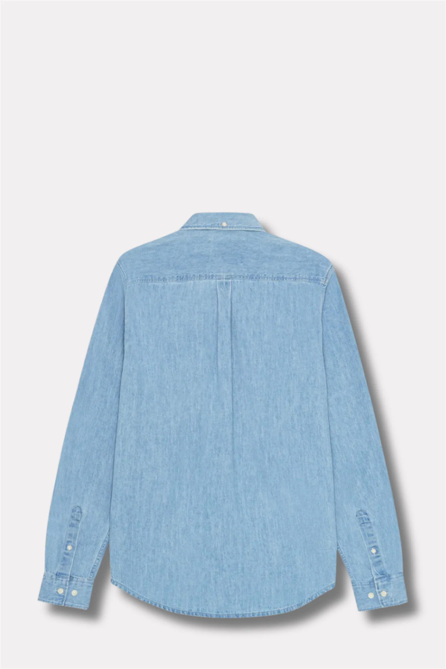 Konrad Denim Shirt Light Indigo Wash - Image 2