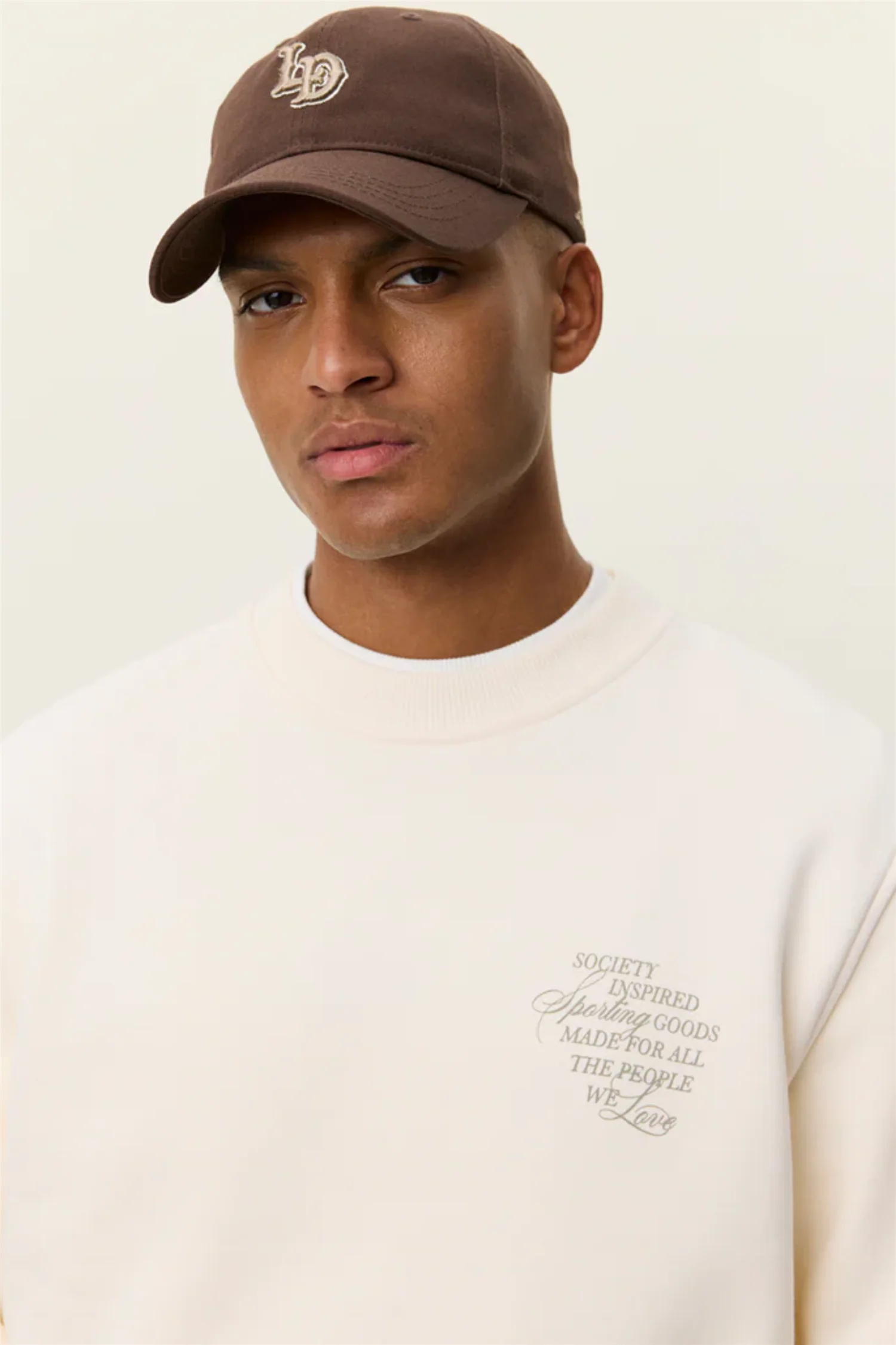 Ben Faience Sweatshirt Eggnog White - Image 4