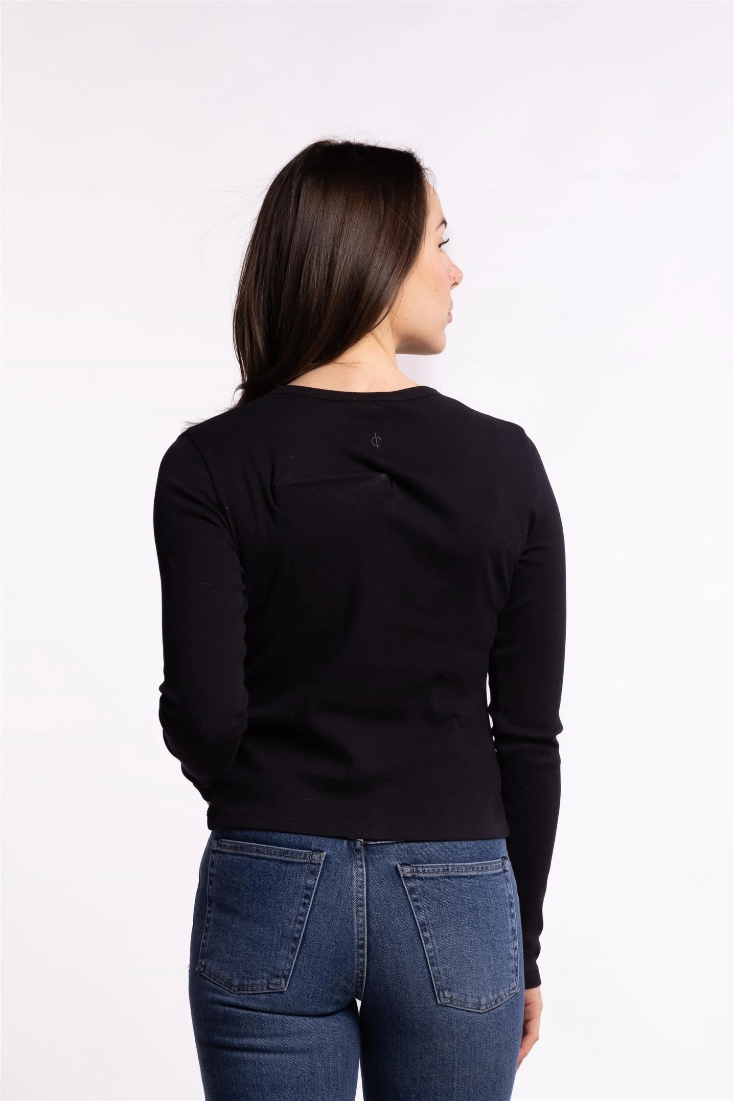 Saalexo LS Cardigan 7542 - Black - Image 9