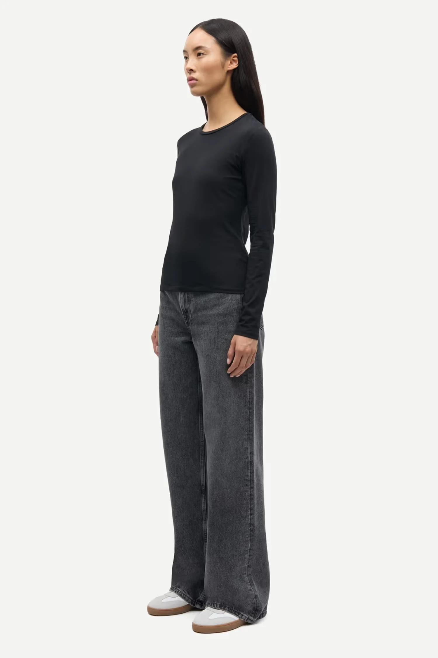 Saesme LS T-Shirt 16122-Black - Image 5