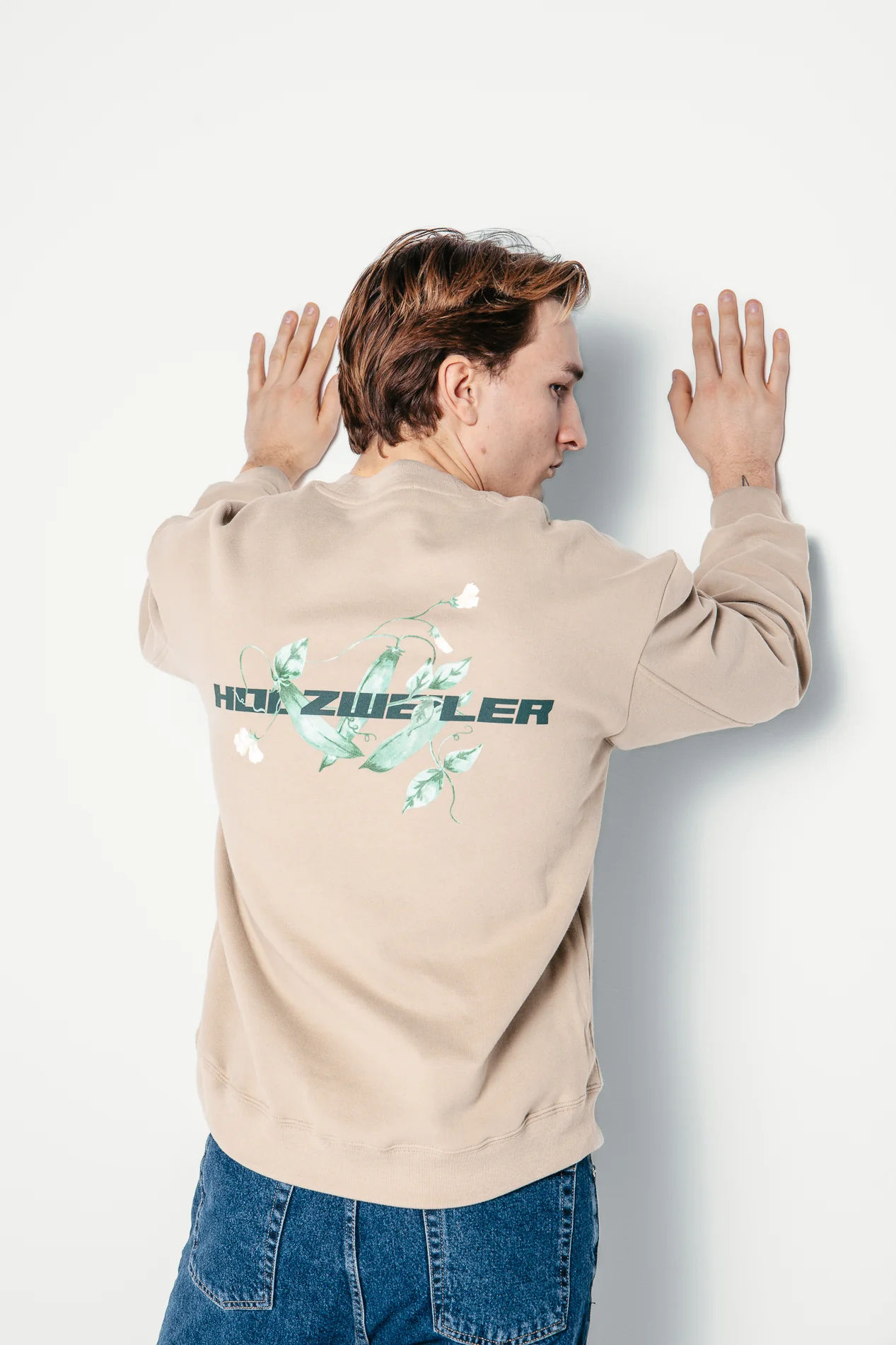 Ceremony Crewneck Sweatshirt Taupe - Image 6
