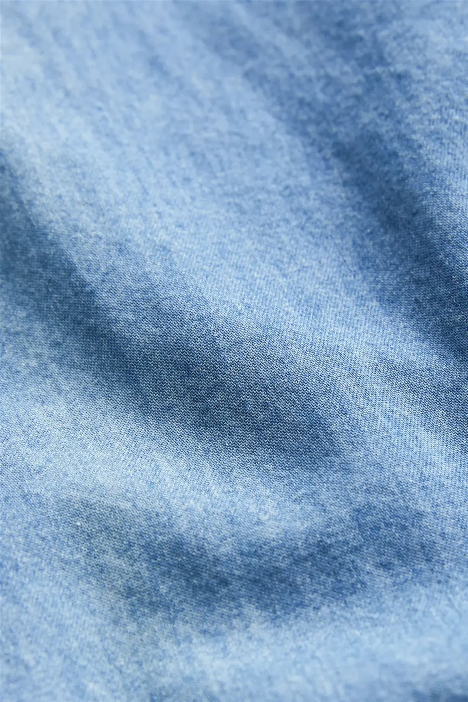 Light Denim Shirt Slim Fit Blue - Image 4