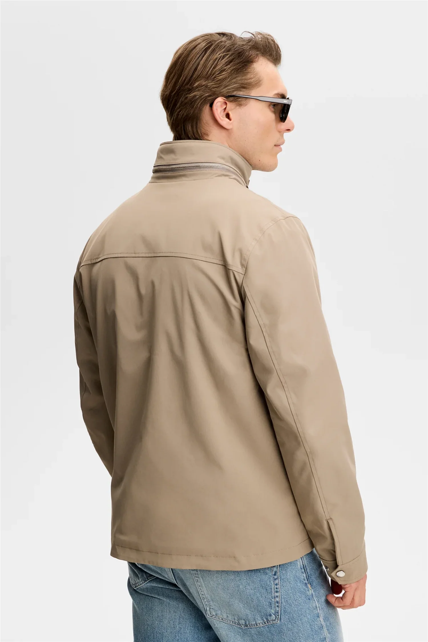 Bailey Recy Poly Jacket Brindle - Image 3