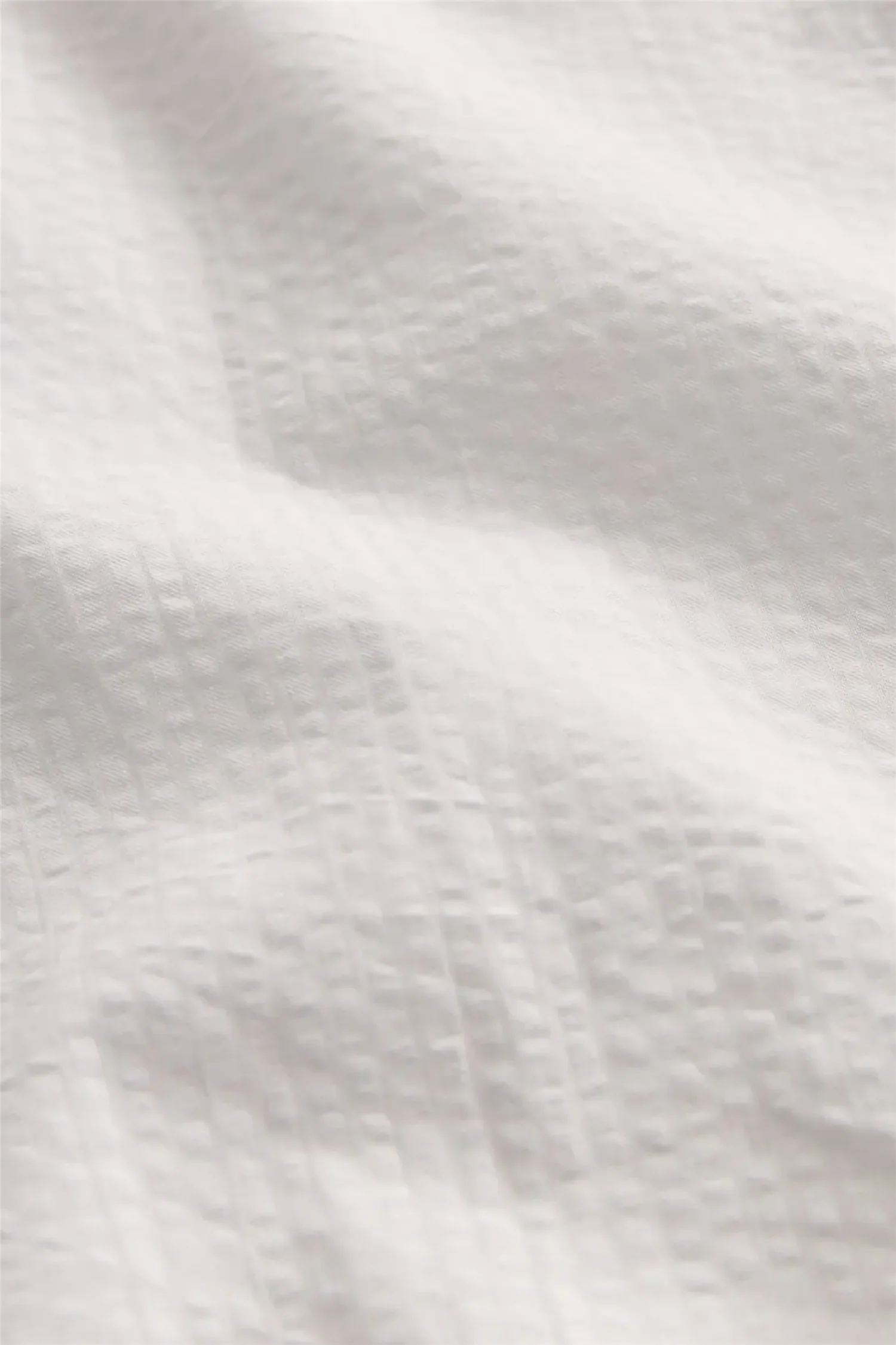 Seersucker Shirt Slim Fit White - Image 5