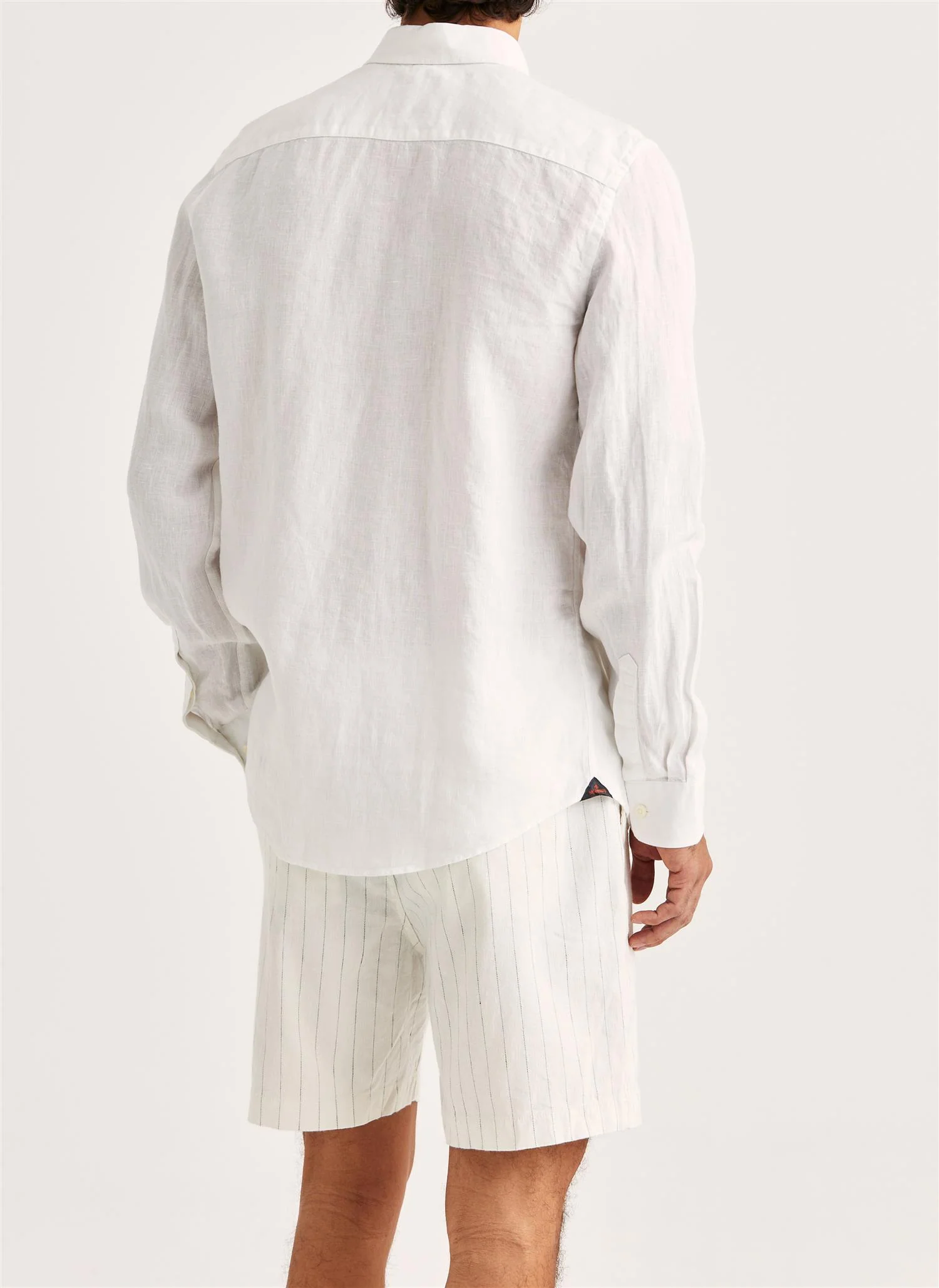 Douglas Classic Fit Linen Shirt Off White - Image 2