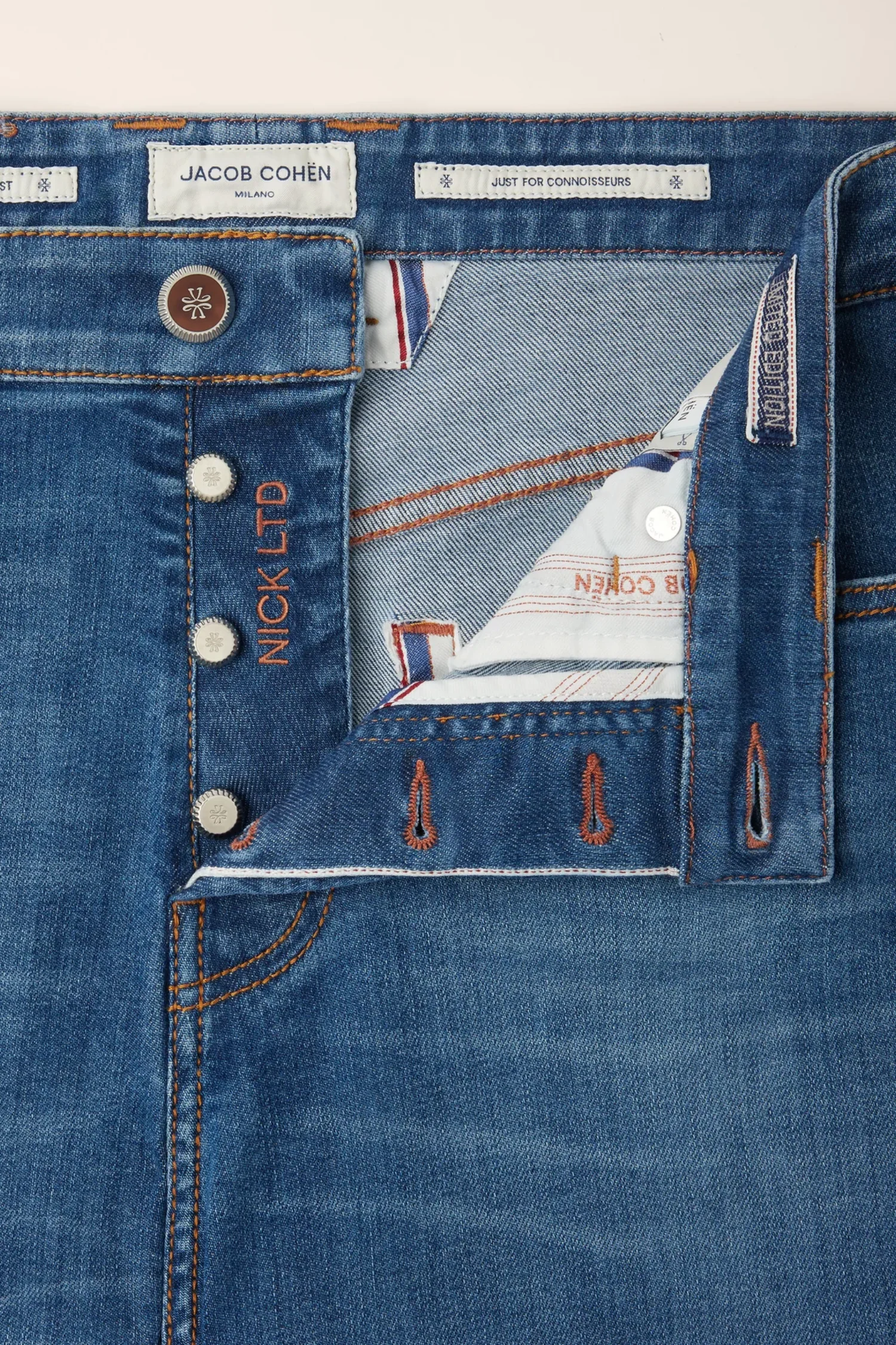 Nick Limited Edition Slim Fit Jeans Medium Blue - Image 4