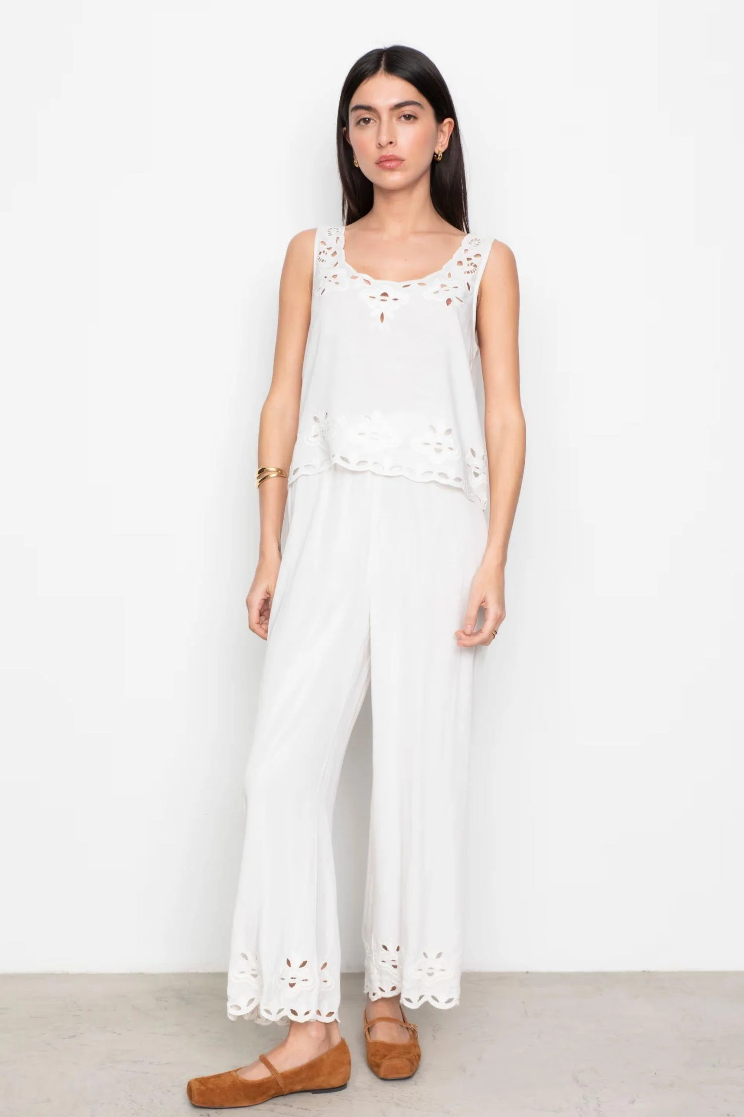 Everly Trouser - White - Image 3