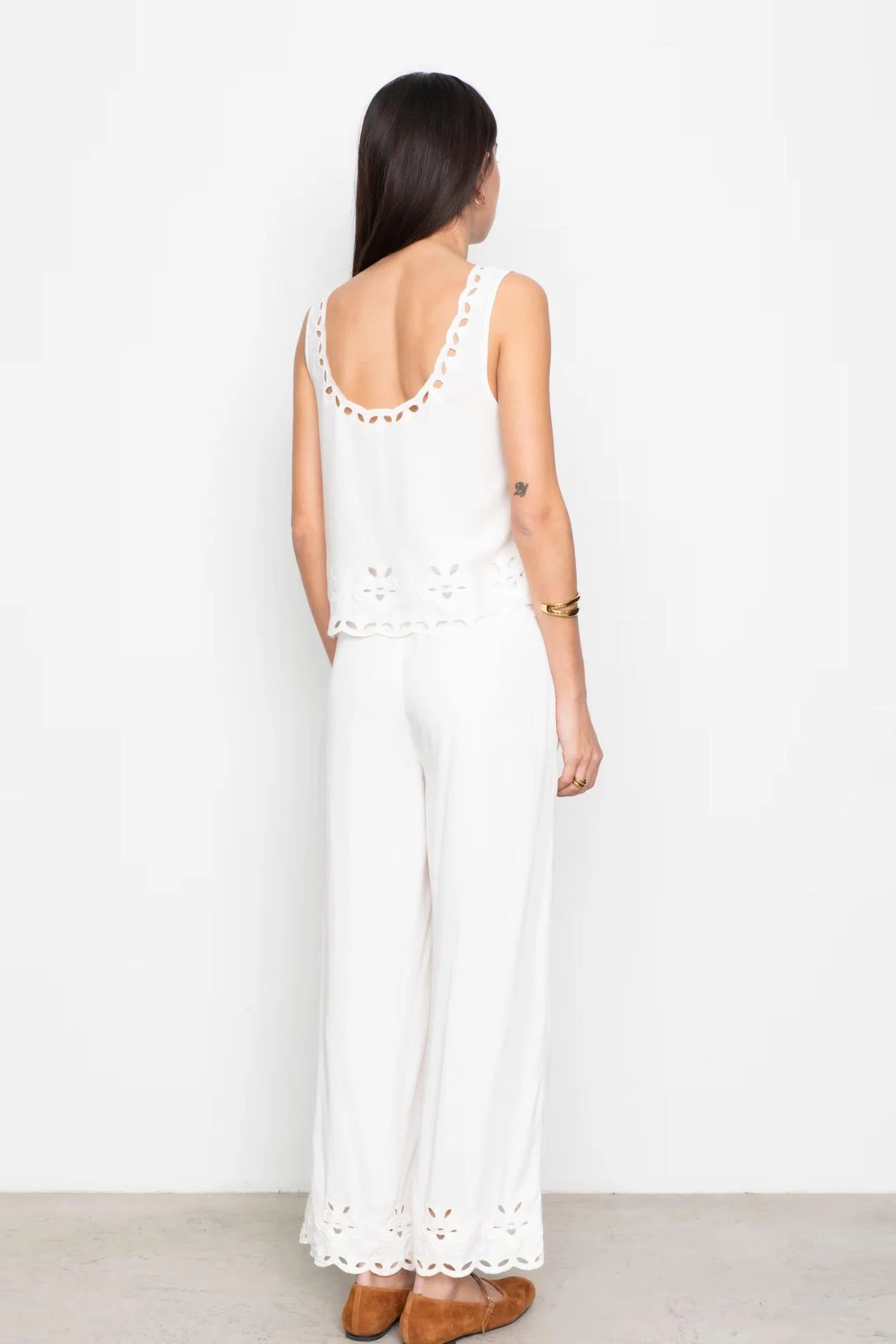 Everly Trouser - White - Image 4