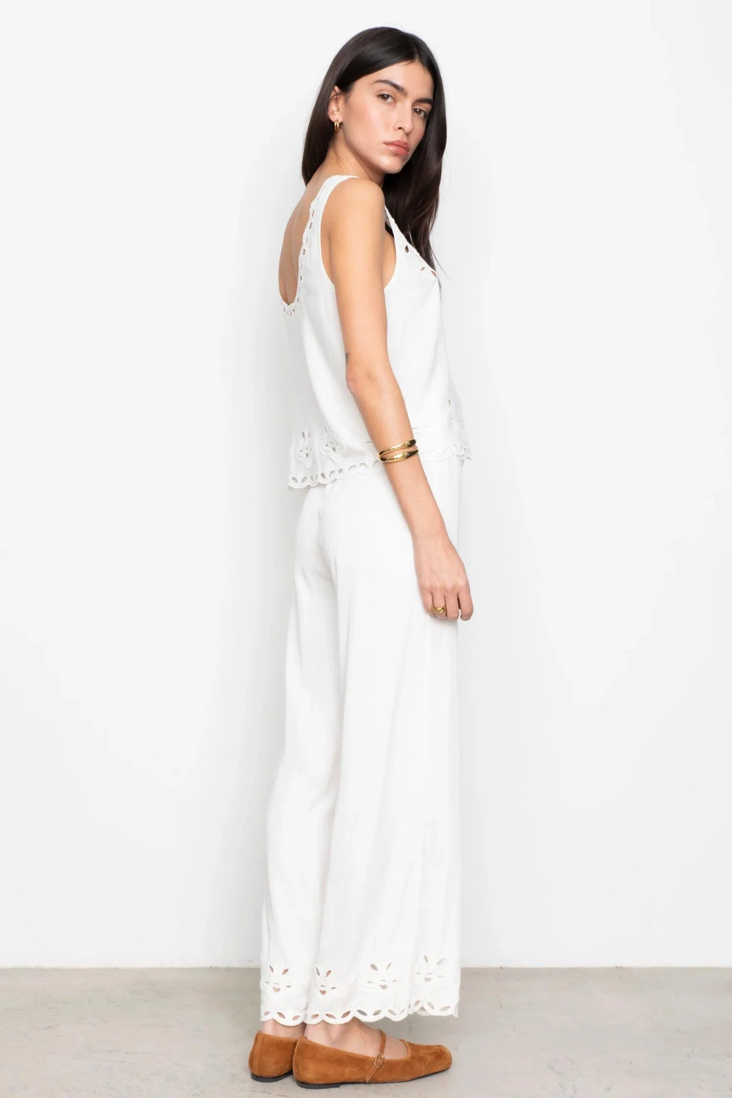 Everly Trouser - White - Image 5