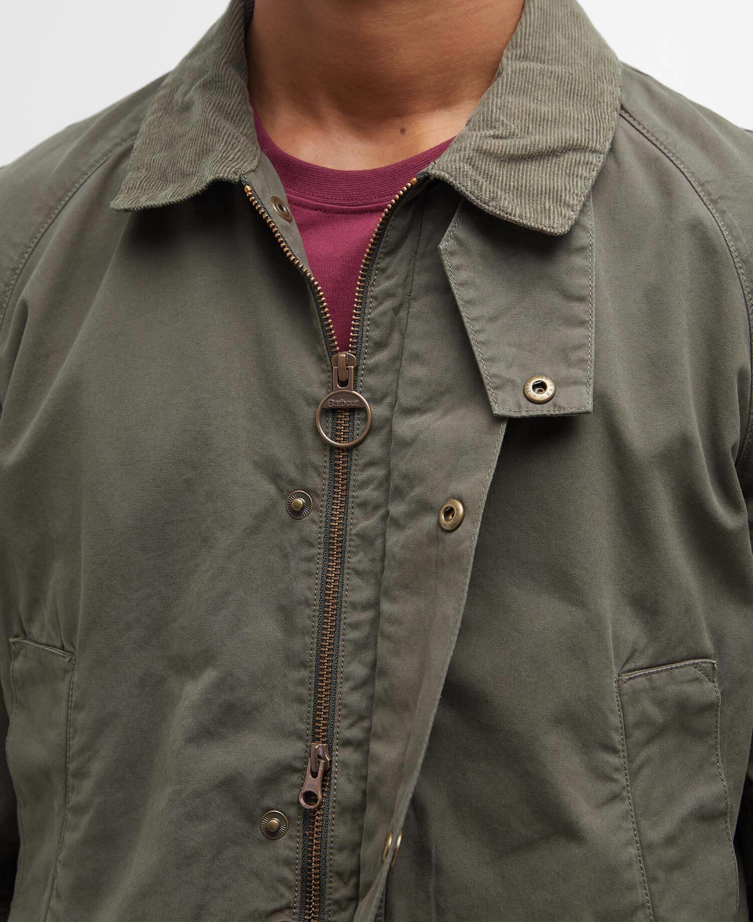 Ashby Casual Jacket Olive - Image 4