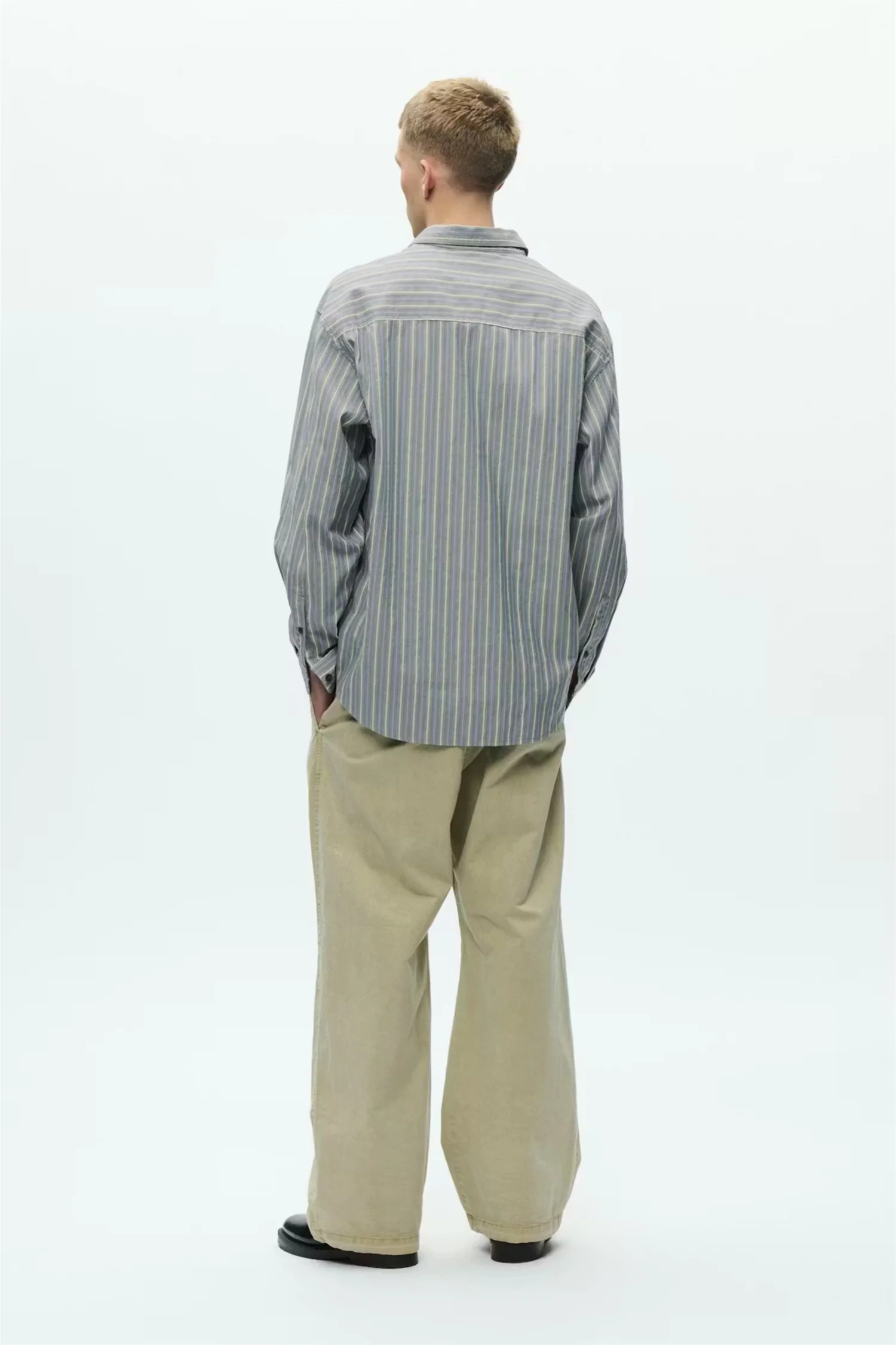Carter Shirt Vintage Blue Stripe - Image 8