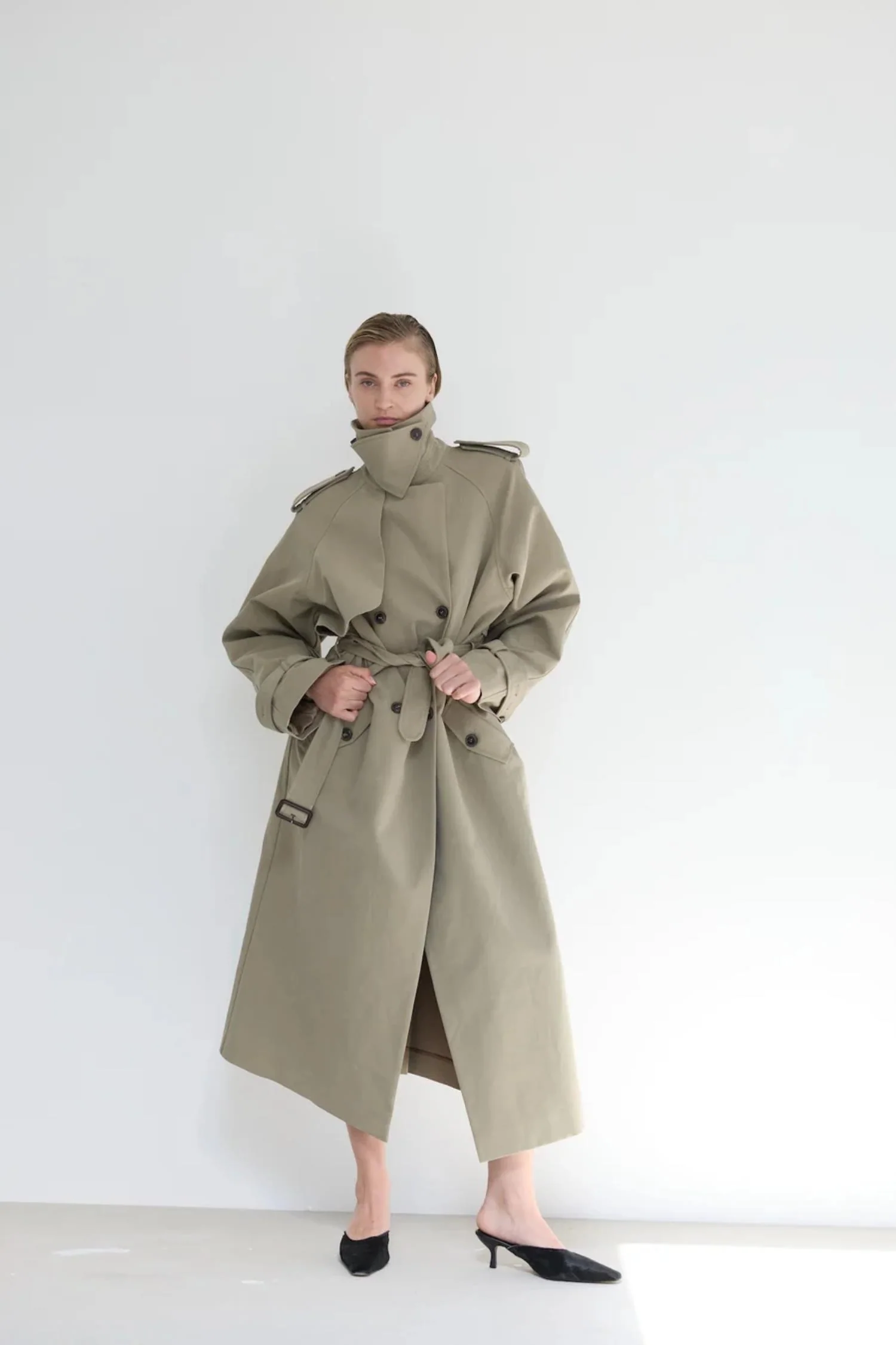 Majorstuen Trench- Khaki - Image 2