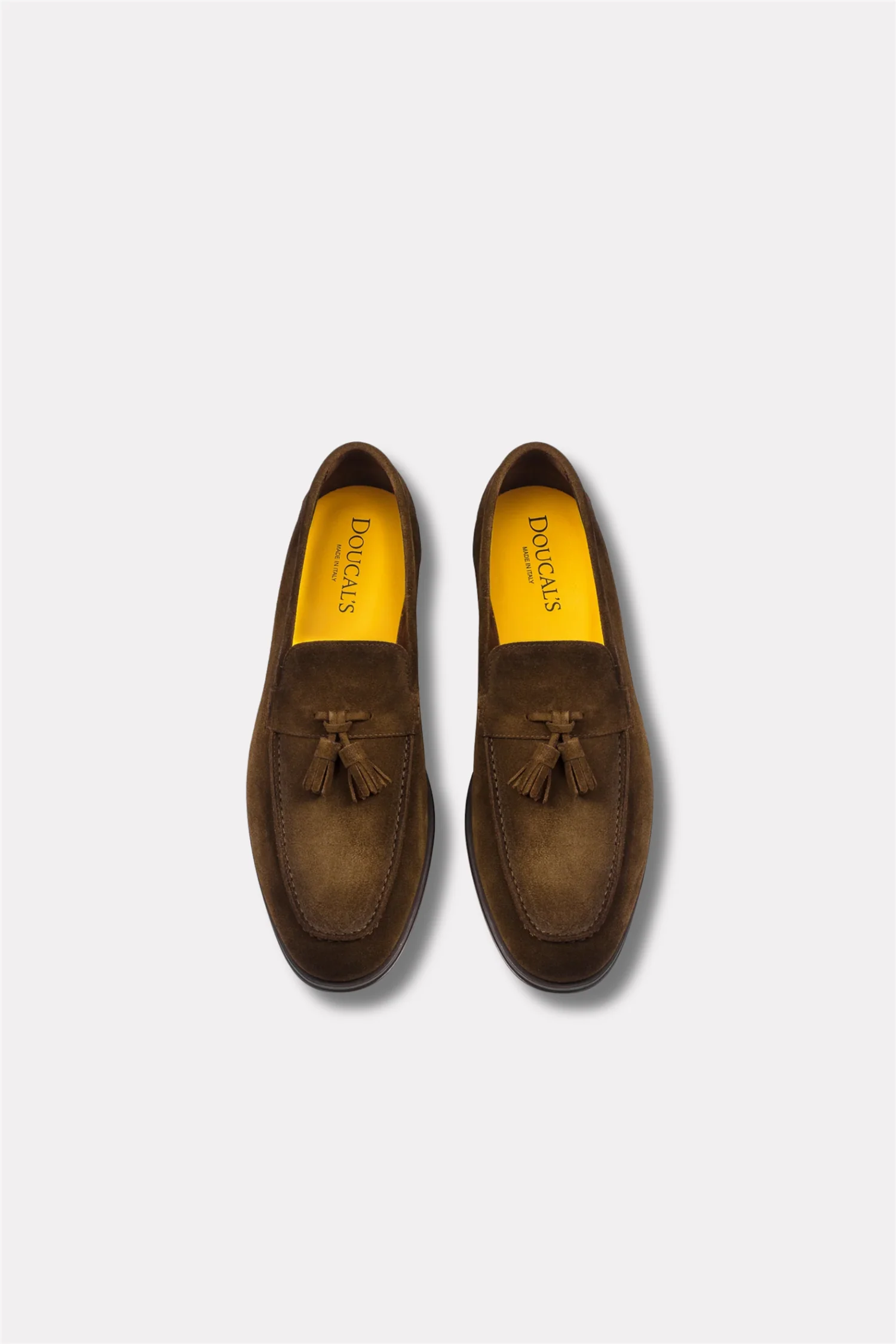 Suede Loafer With Brown Tassels - Image 3