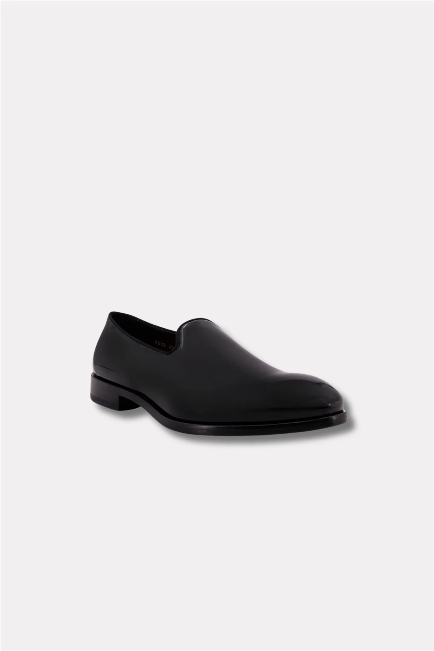 Black Patent Slipper Loafer - Image 2