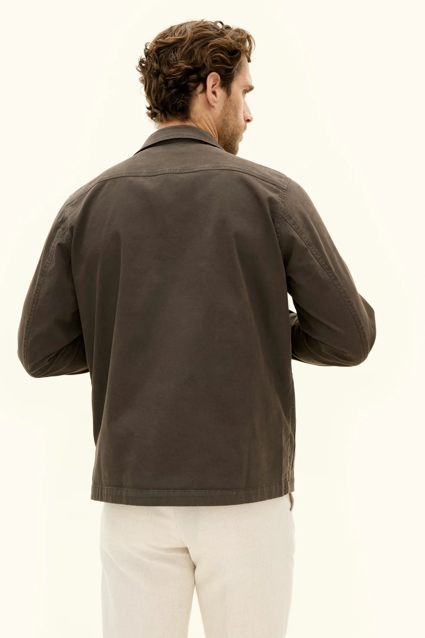 Safari Shirt Jacket Army Green - Image 3
