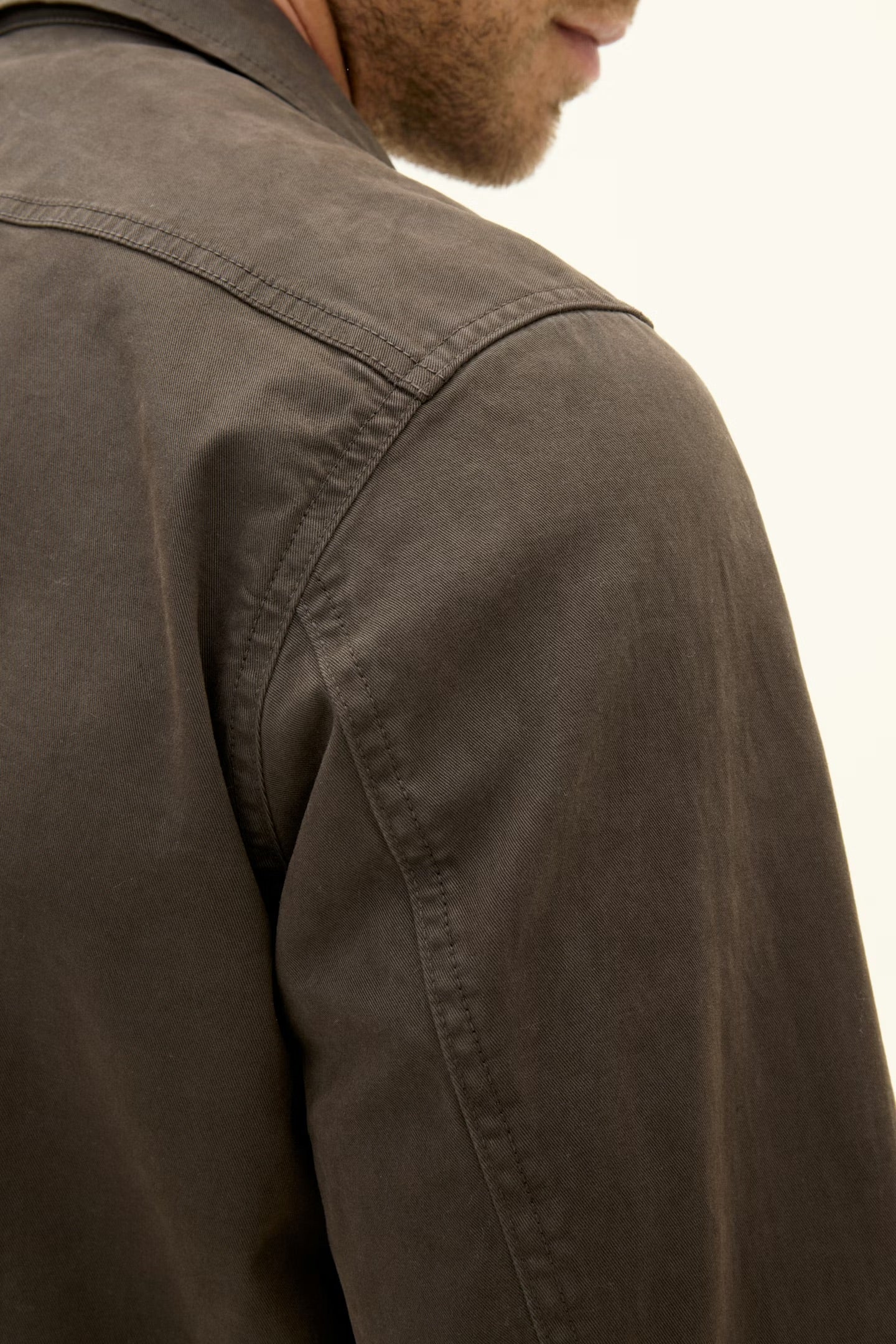 Safari Shirt Jacket Army Green - Image 7