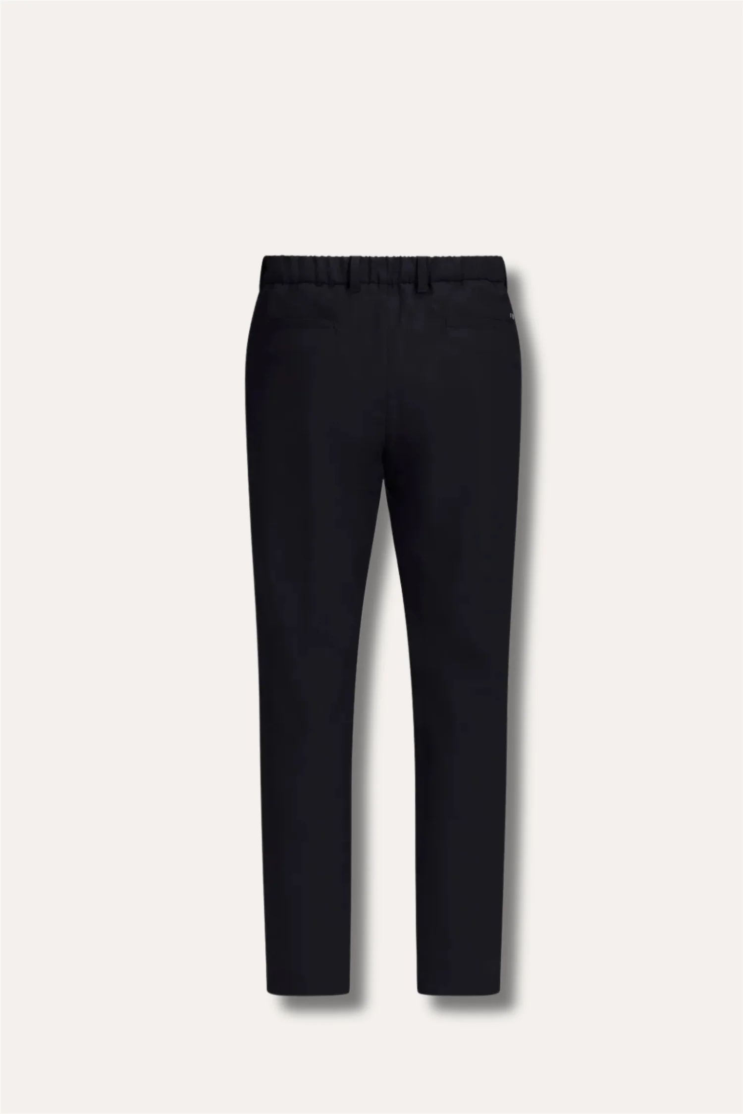 Light Stretch Travel Wool Trousers Navy Blue - Image 2