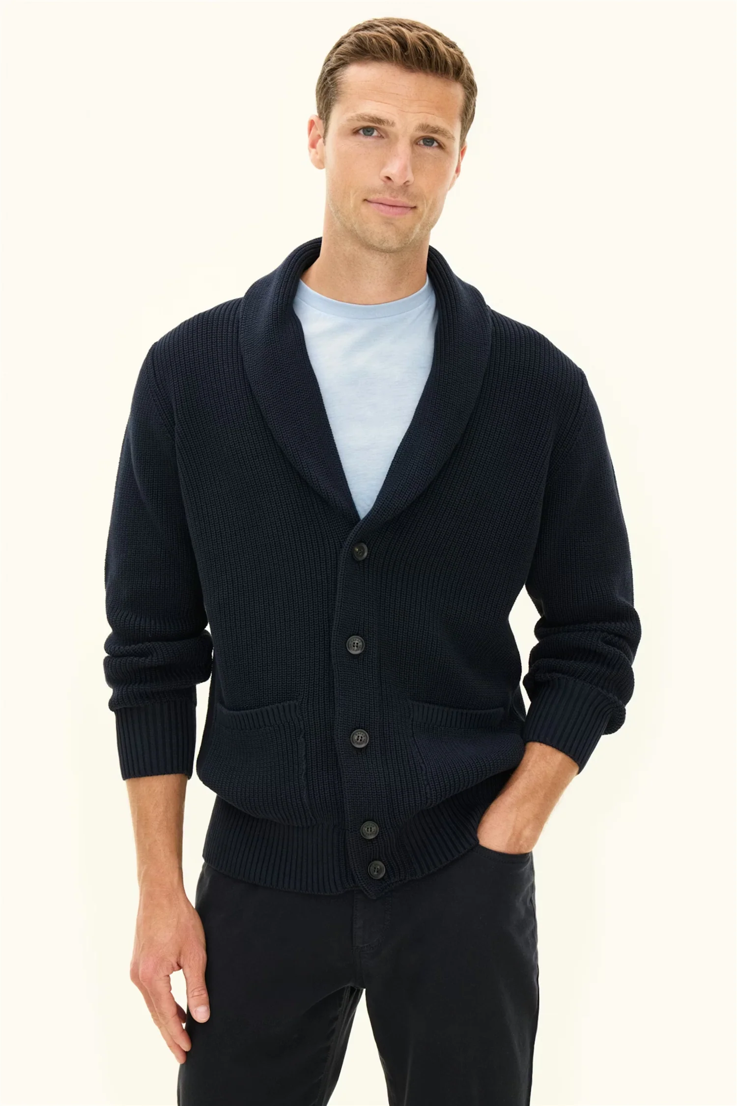 Roland Cardigan Night Blue - Image 2