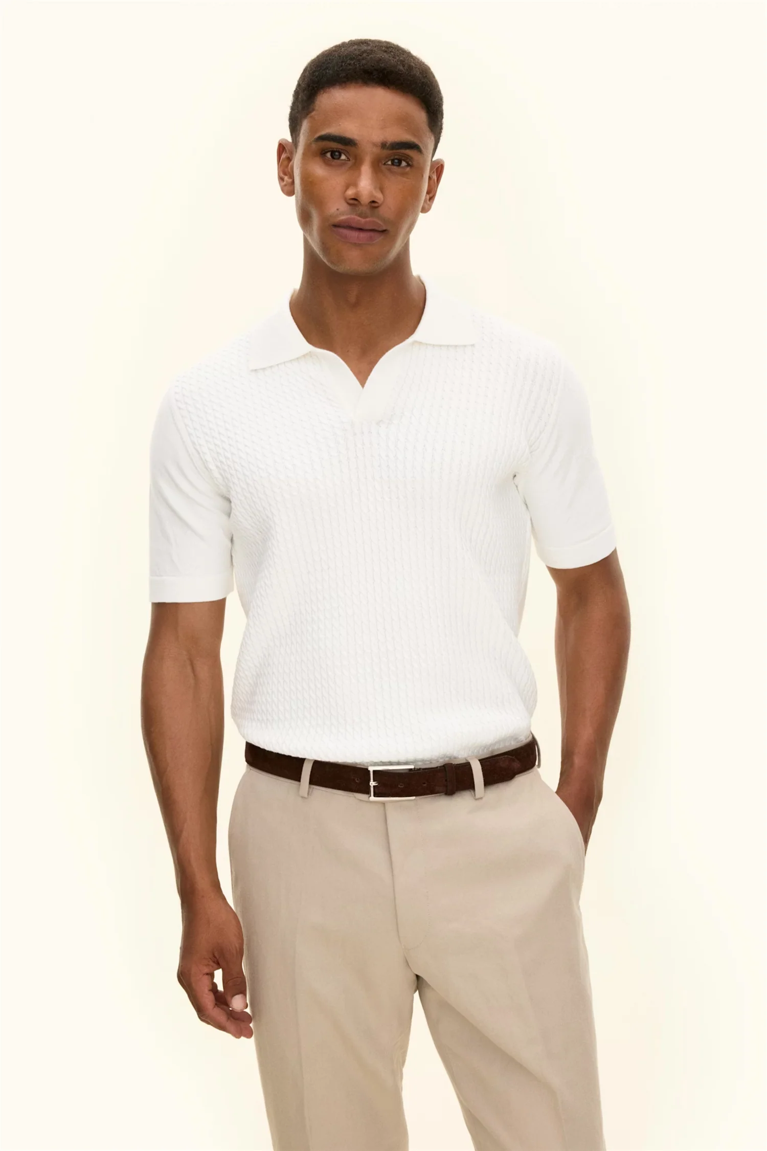 Alf Poloshirt S-S Snow White - Image 2