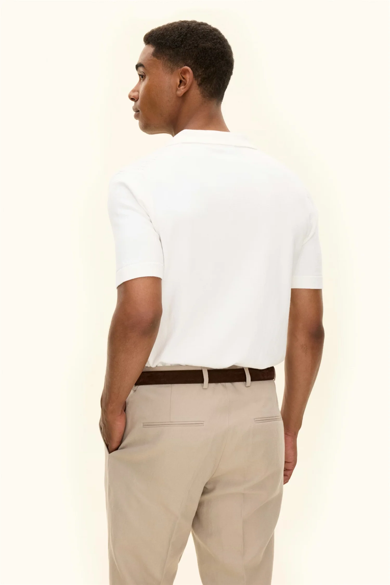 Alf Poloshirt S-S Snow White - Image 4