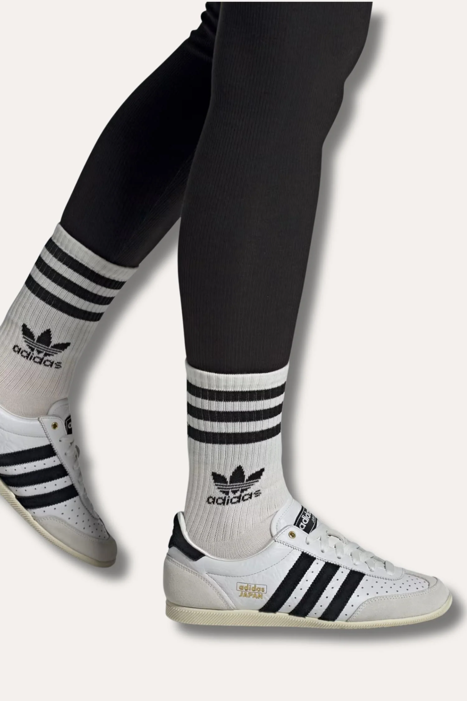 Women's Japan W IH5489- Cloud White /Core Black /Gold Metallic - Image 4