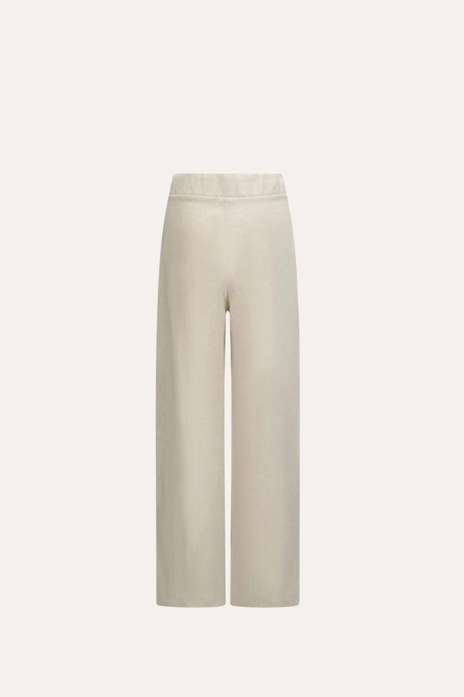 Molly Linen Pants- Beige Melange - Image 2