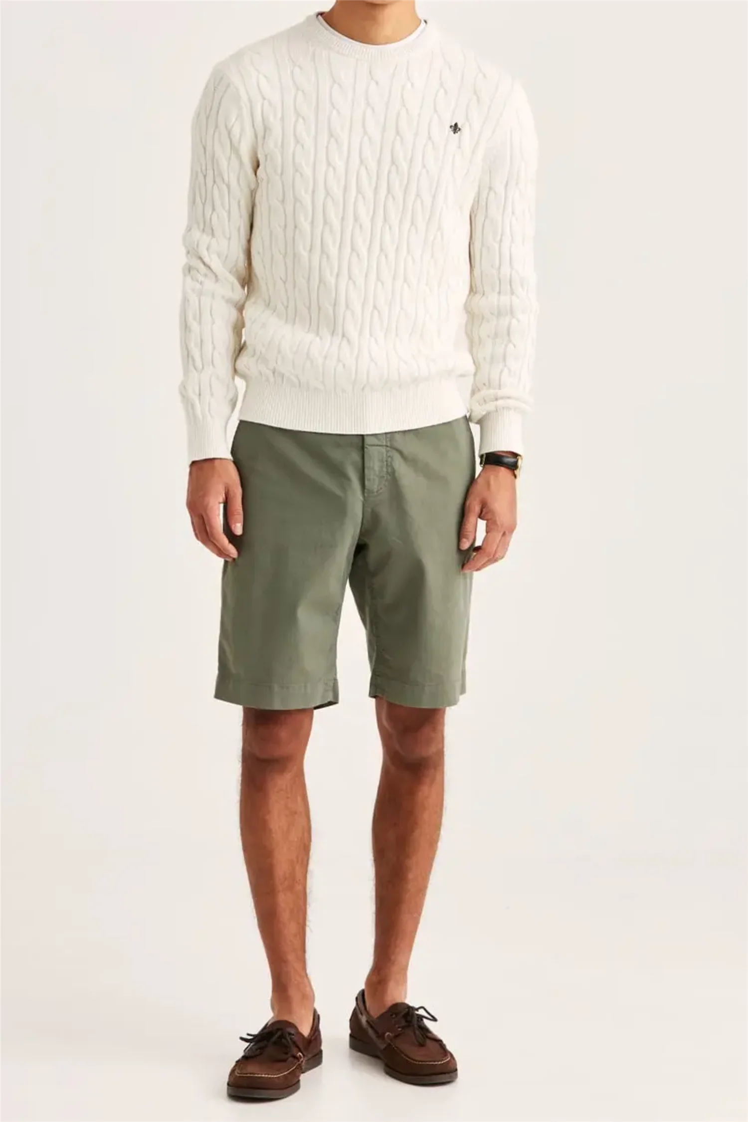 Ethan Cable Oneck Off White - Image 2