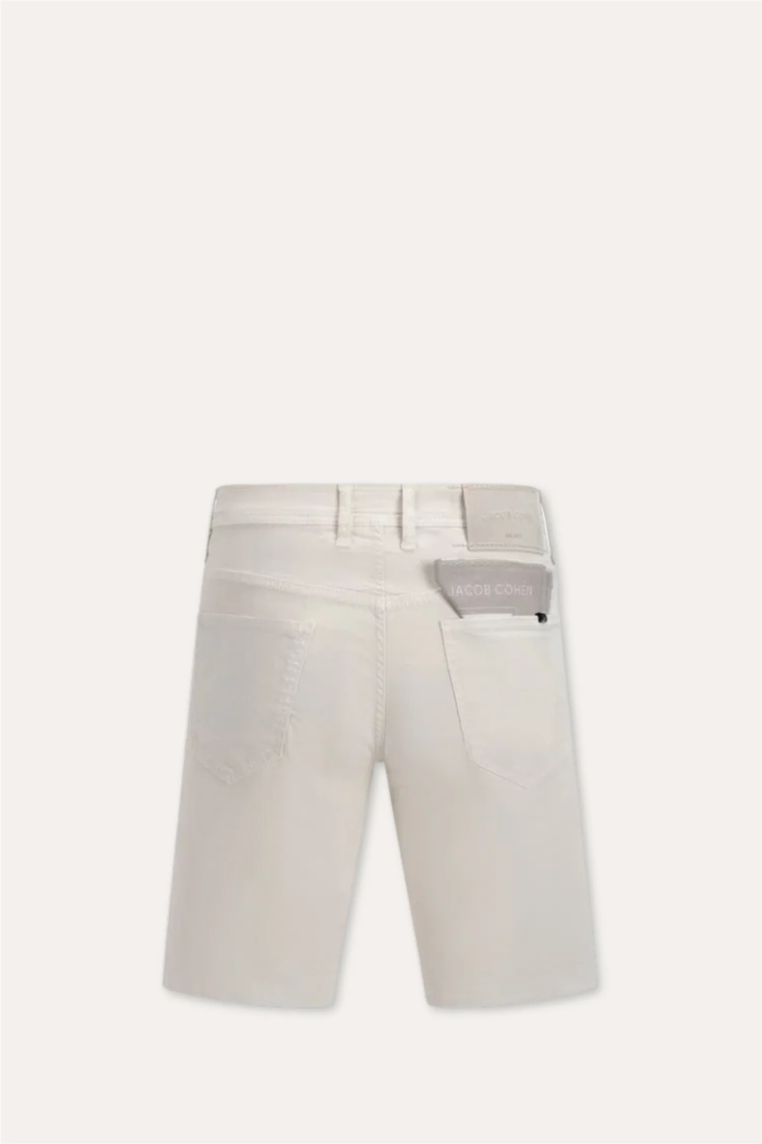 Nicolas Slim Fit Bermuda Off White - Image 2
